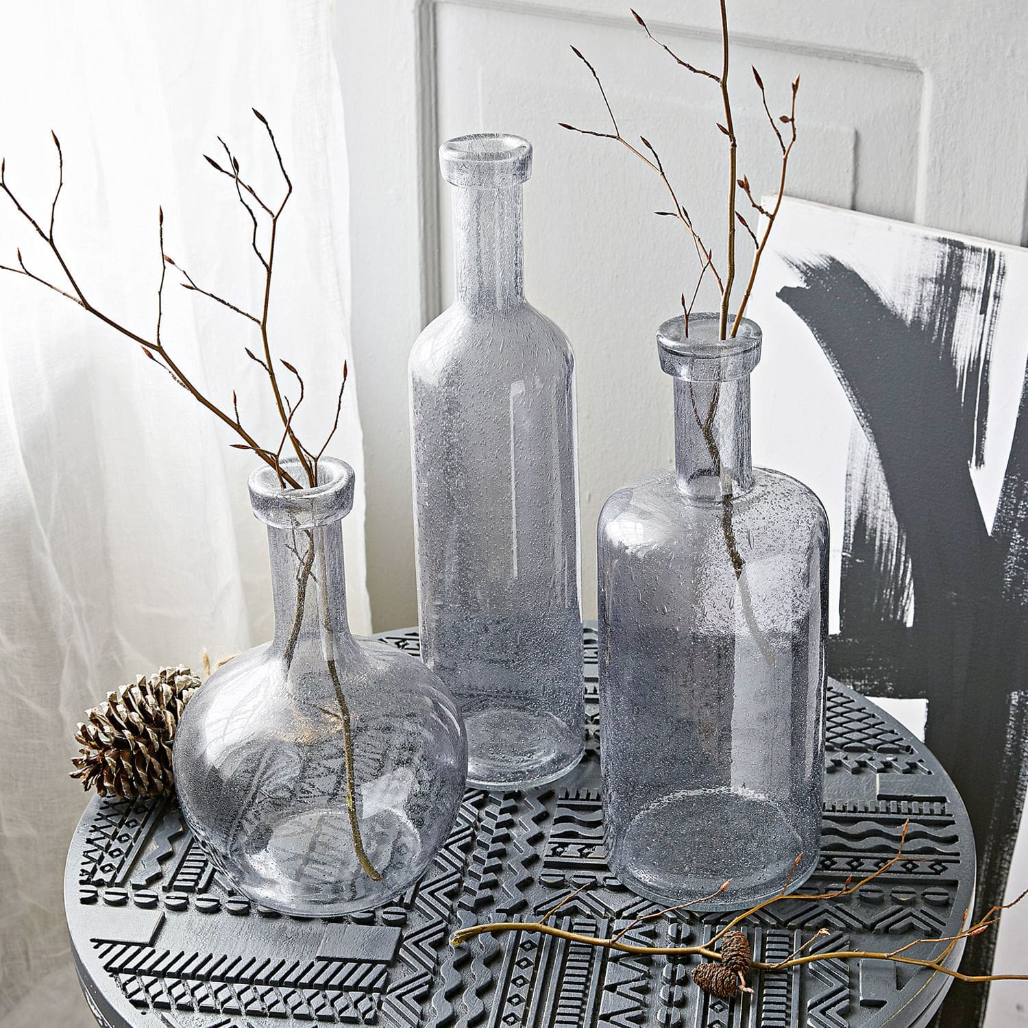 Lot de 3 vases Channah