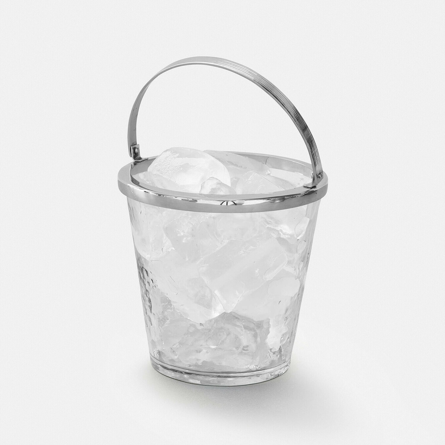 Seau à glaçons Cressford Seau à glace transparent avec poignée en métal, parfait pour servir des boissons fraîches