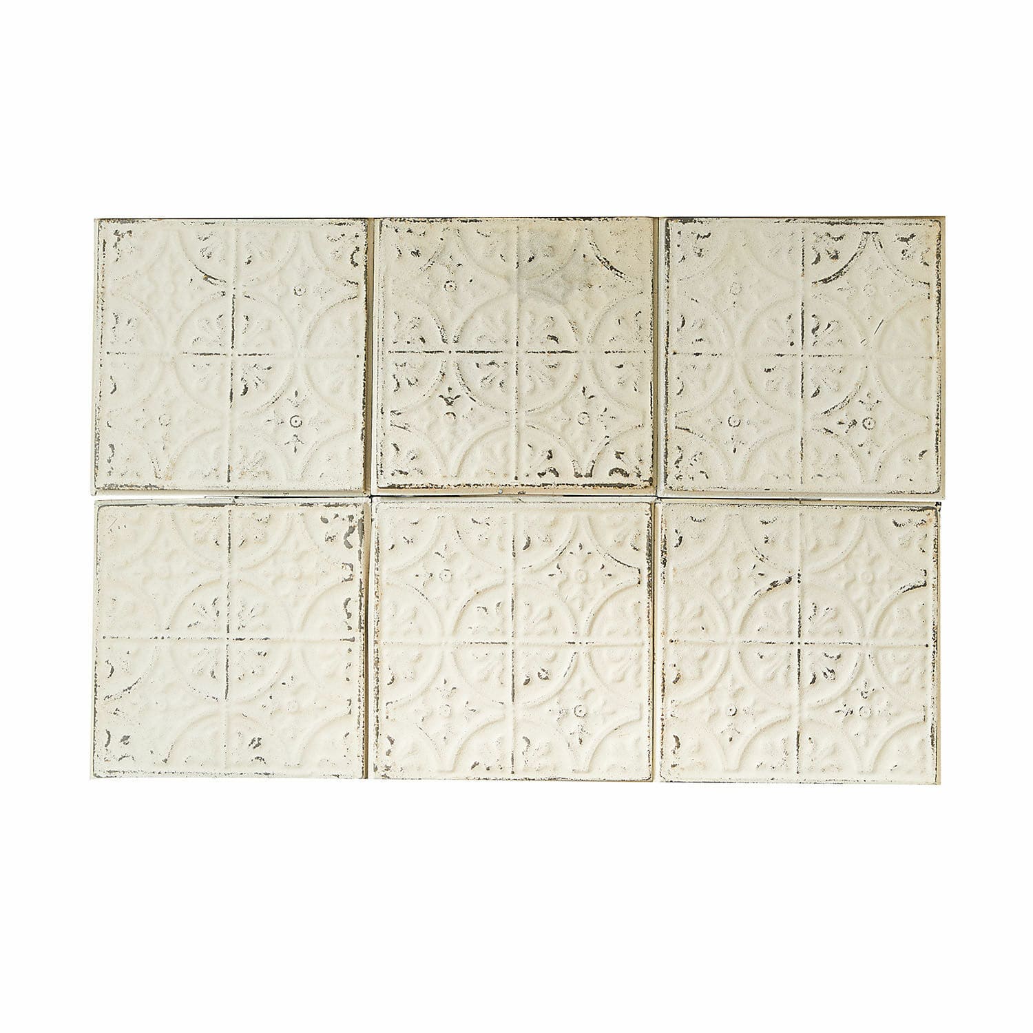 Lot de 6 panneaux décoratifs Pacey