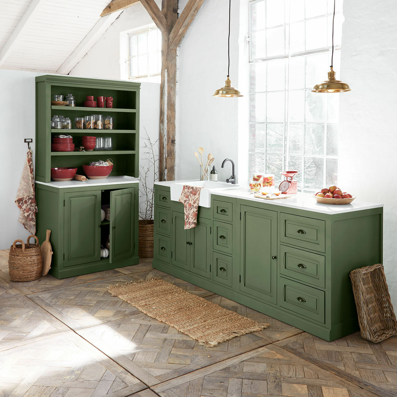 4 meubles de cuisine Lansbury