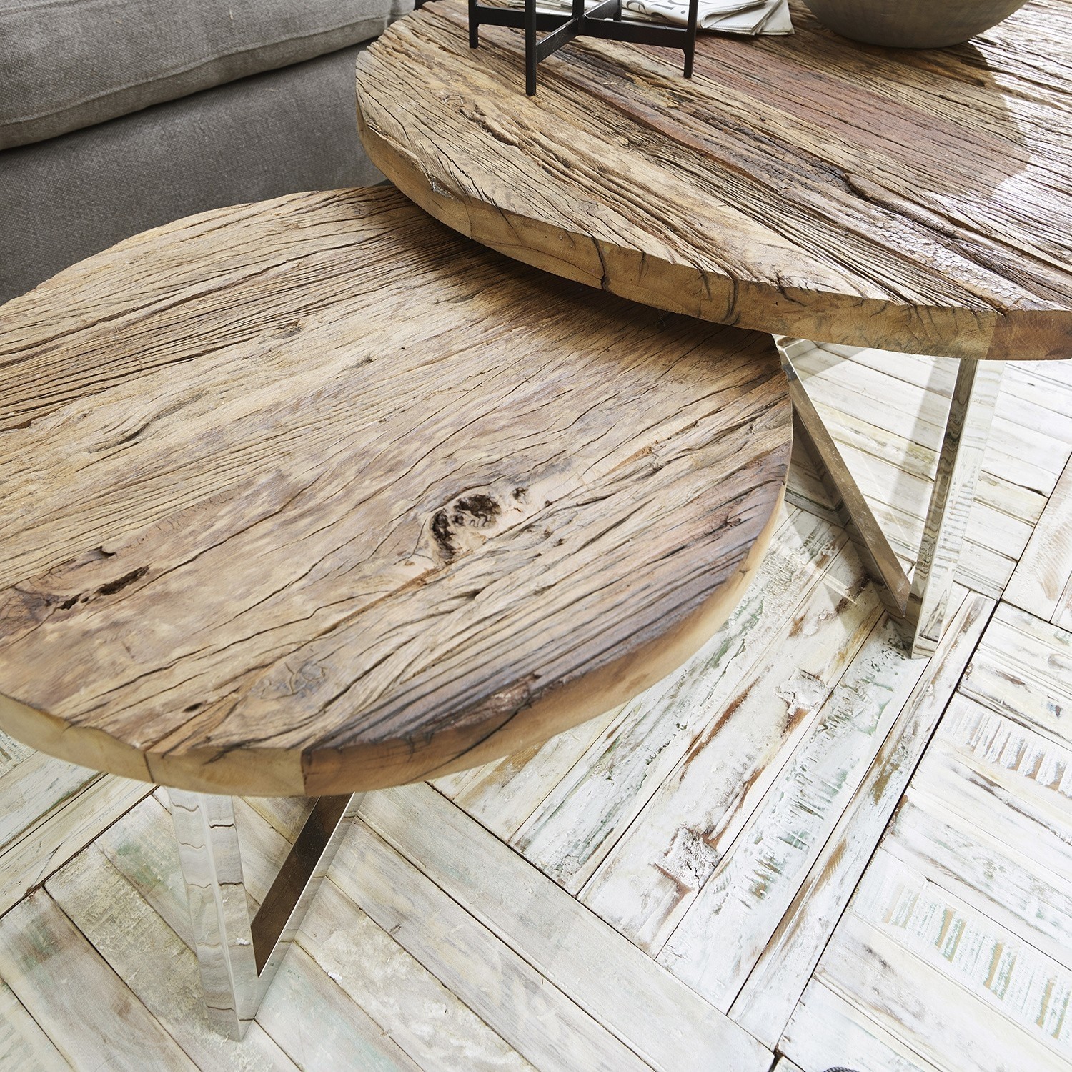 Lot de 2 tables basses Nevada