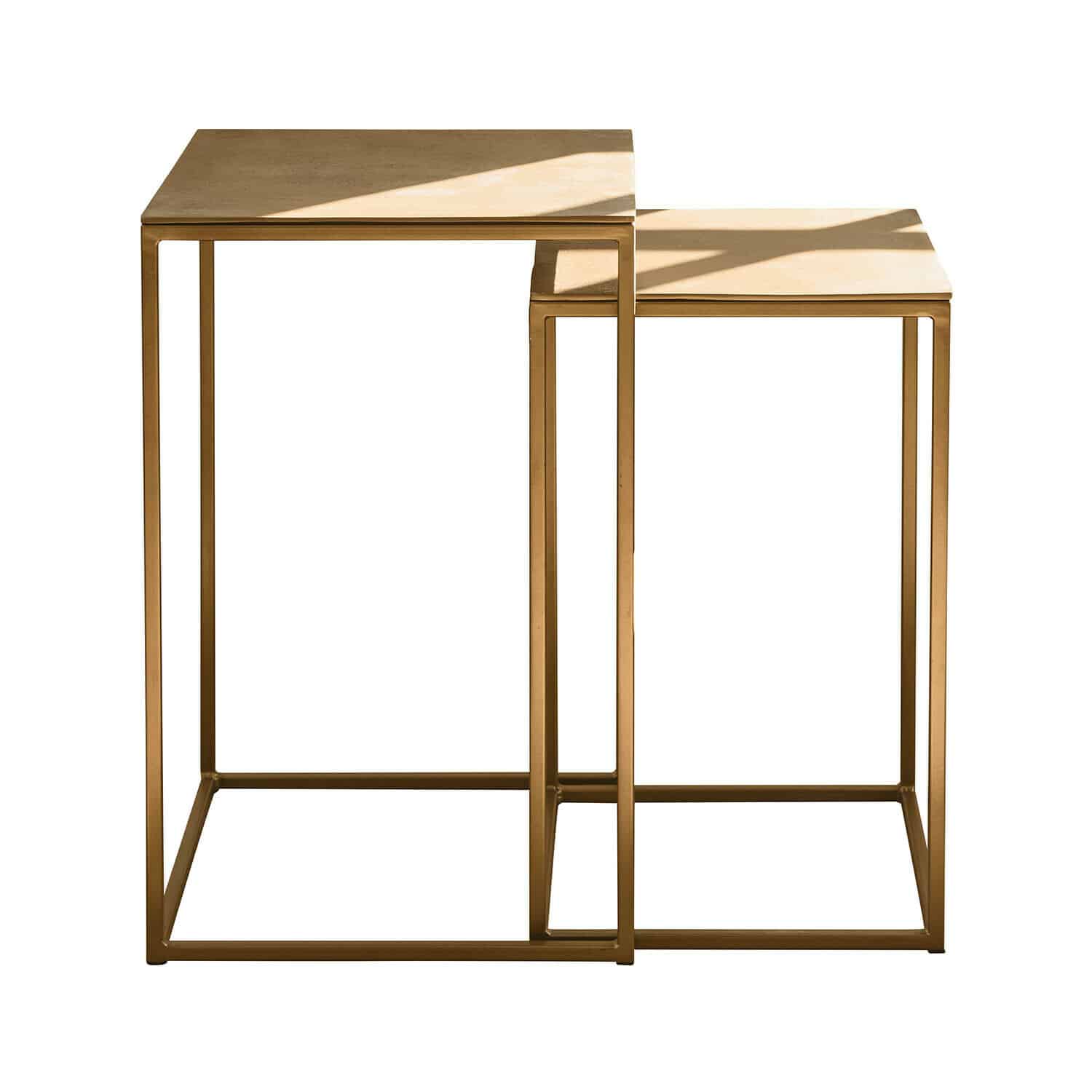 Lot de 2 tables d'appoint Olvenzo