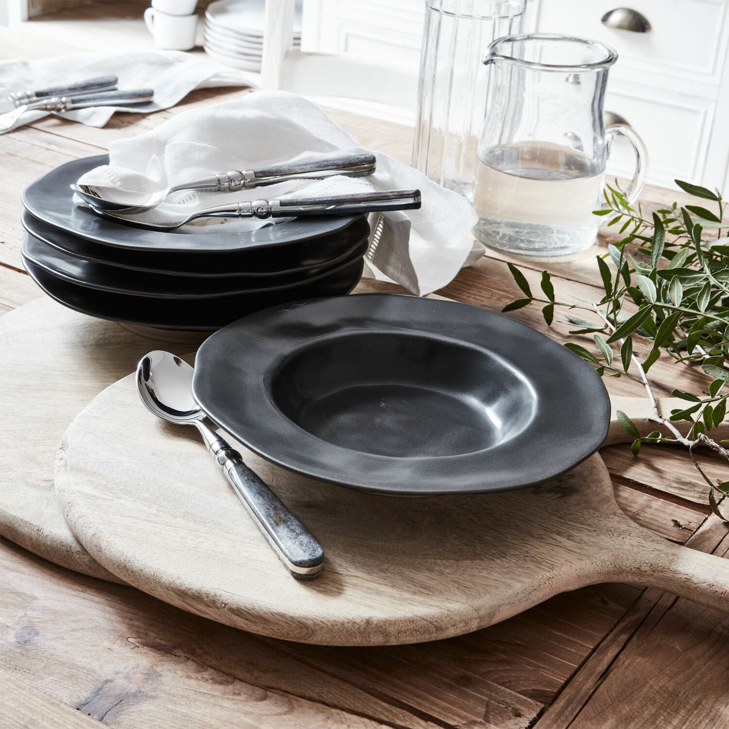 Lot de 6 assiettes creuses Biarré