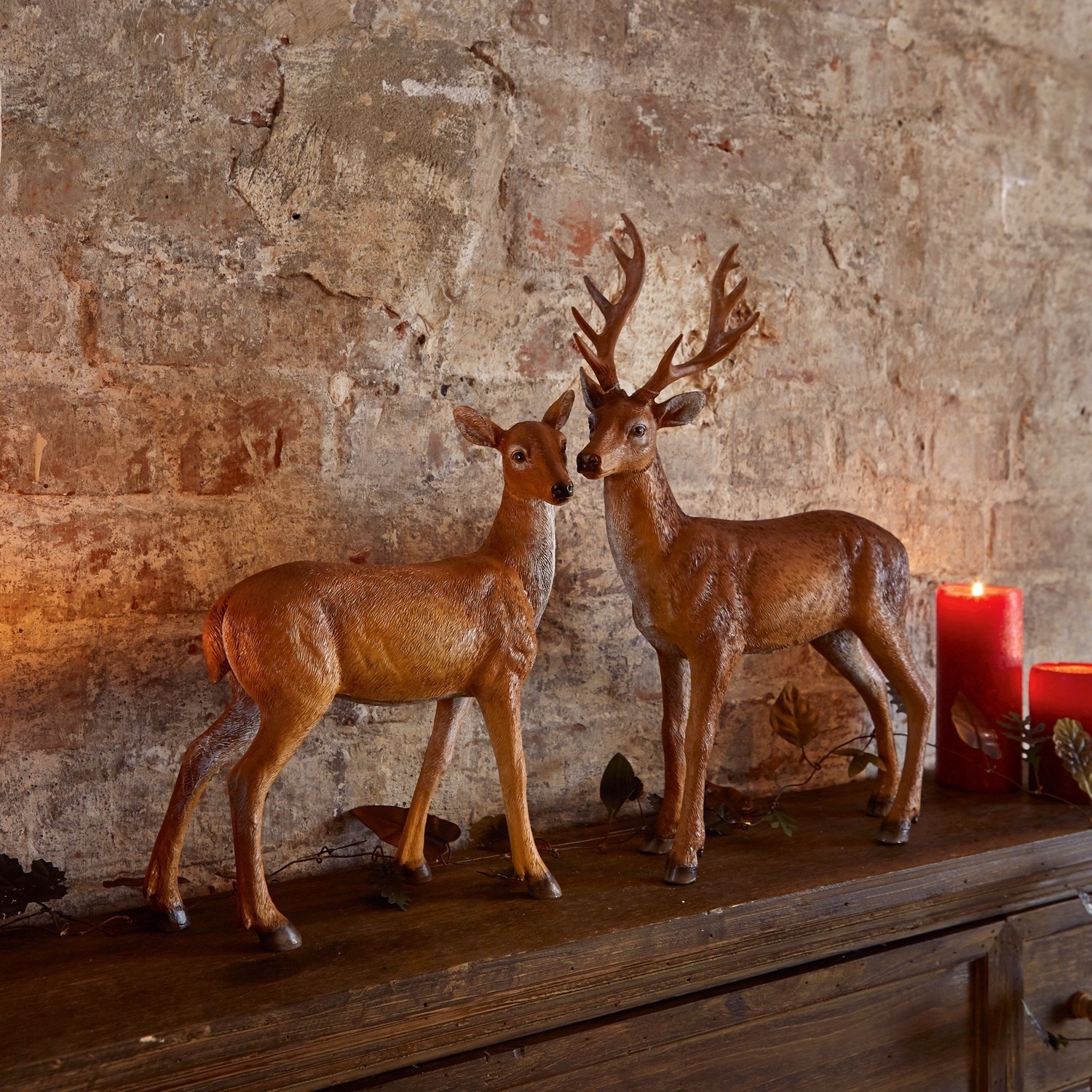 Décorations cerf + chevreuil Dunblane