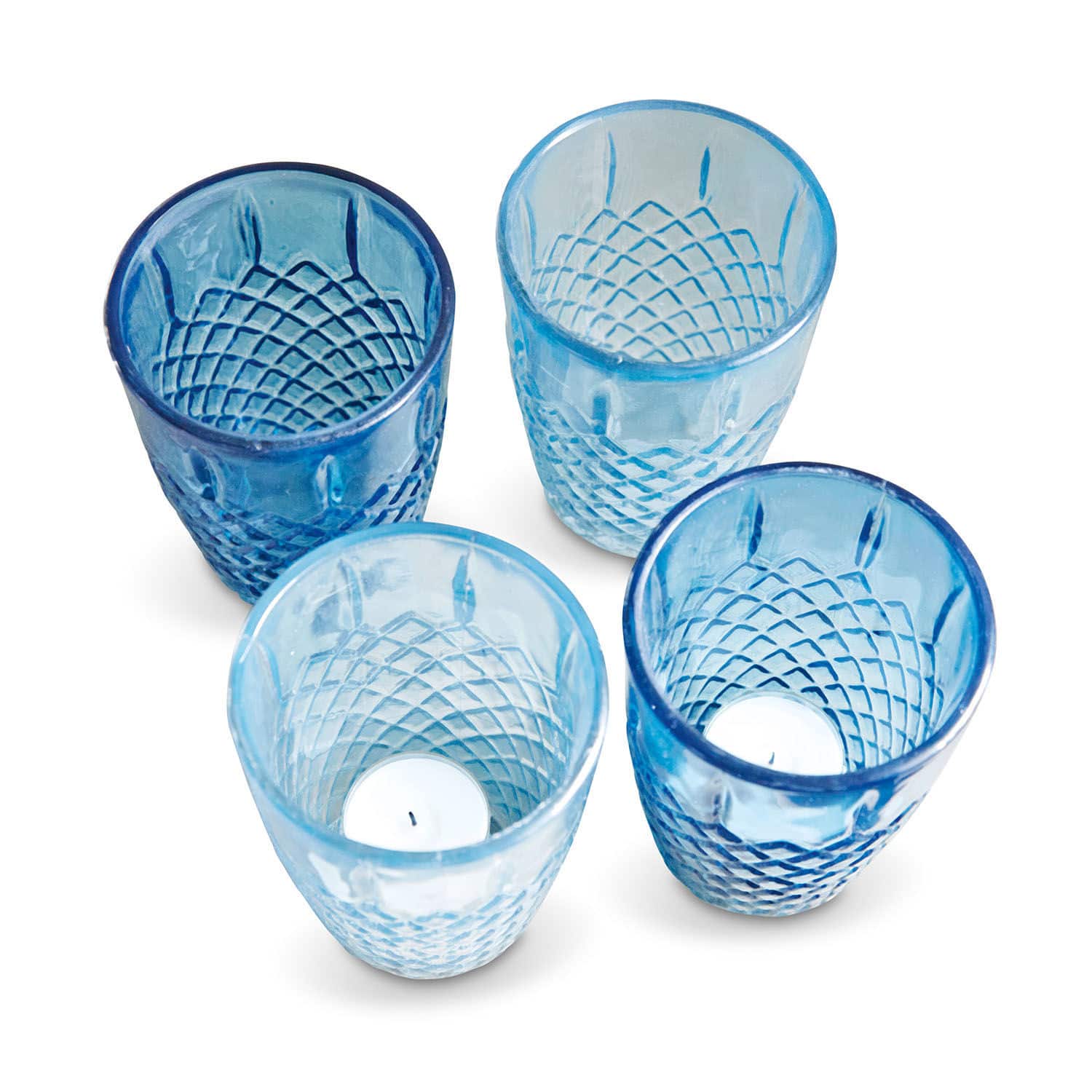 Lot de 4 photophores Esteva