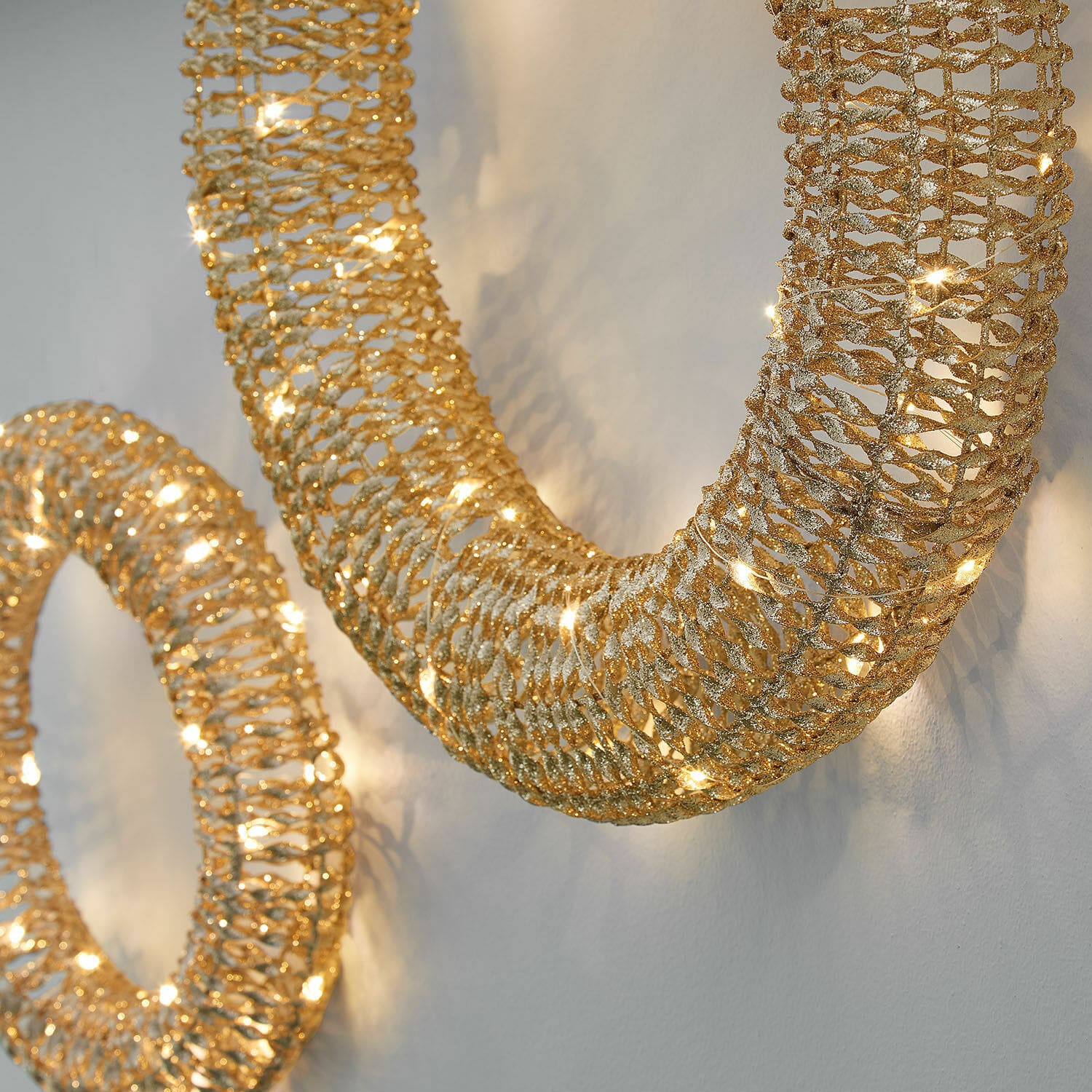 Lot de 3 couronnes à LED Antorino