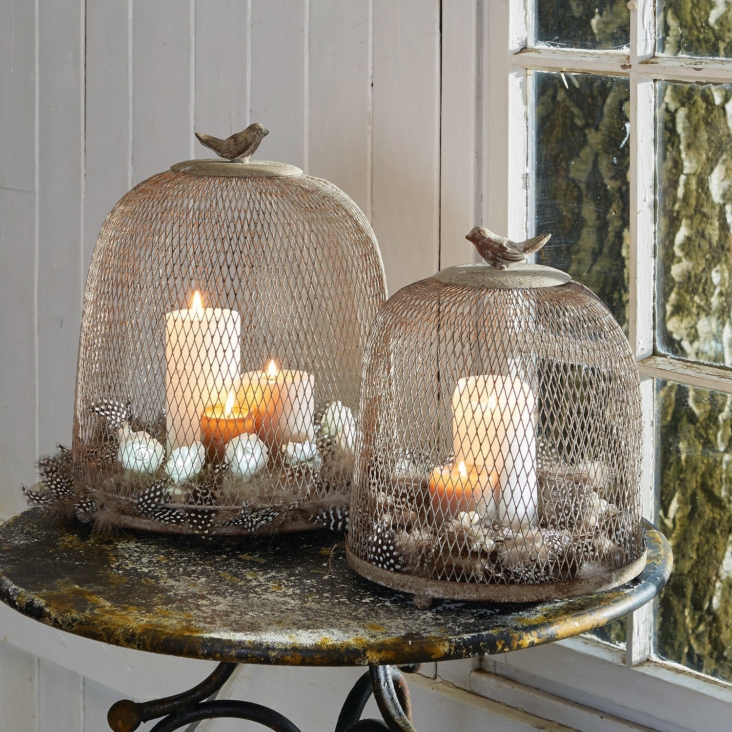 Lot de 2 cloches Réjane