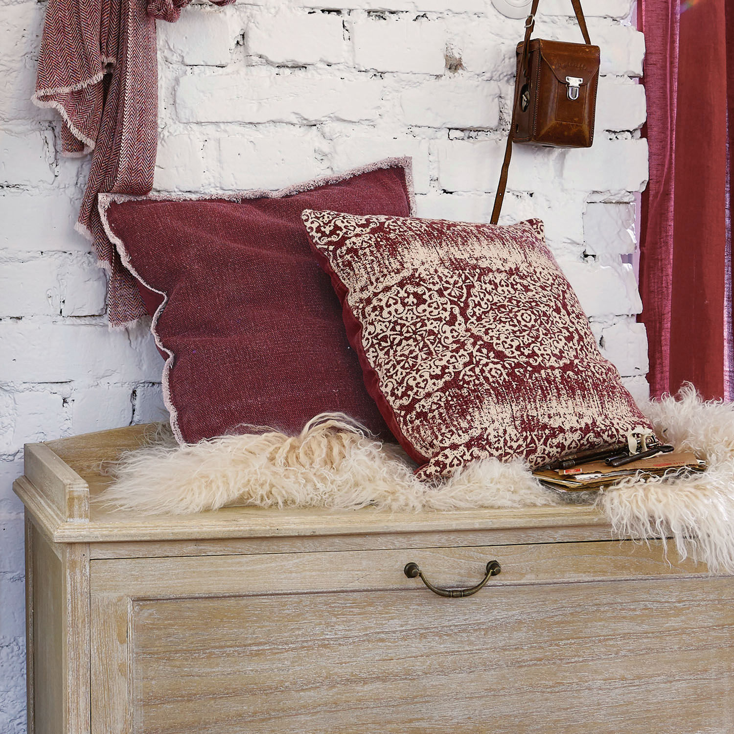 Lot de 2 coussins Loué