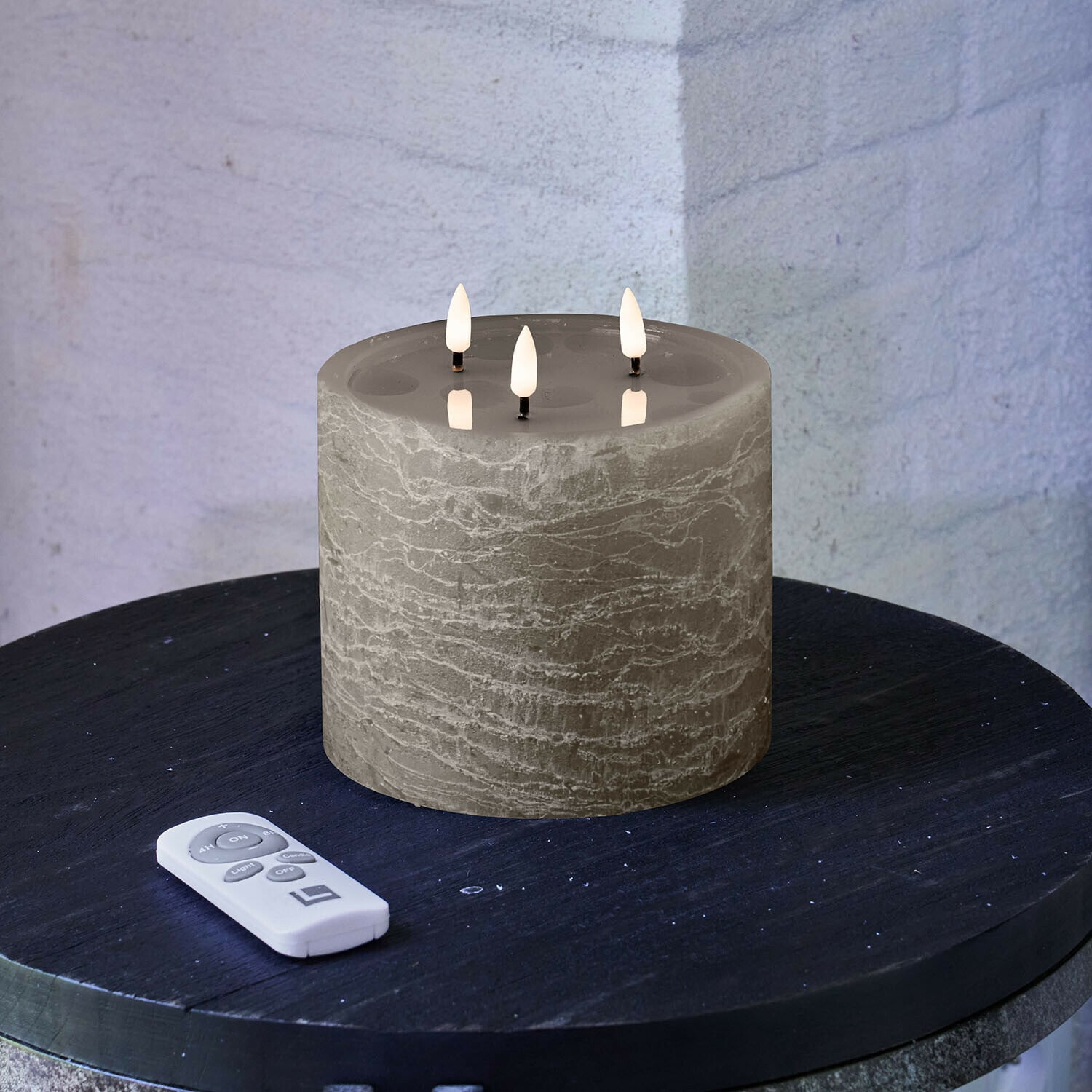 Bougie cylindrique à LED Solería