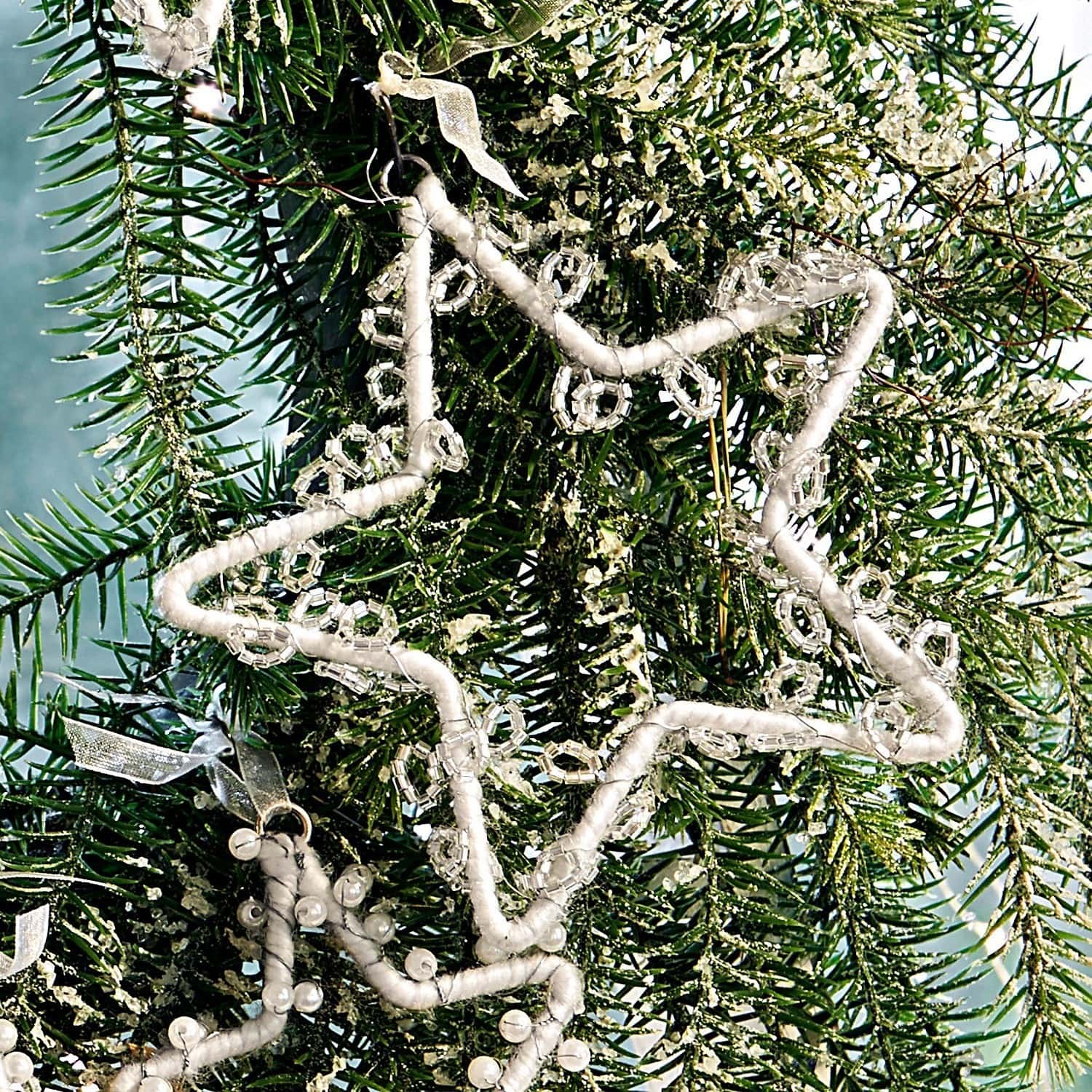 Lot de 6 décorations de sapin de Noël Bellevie