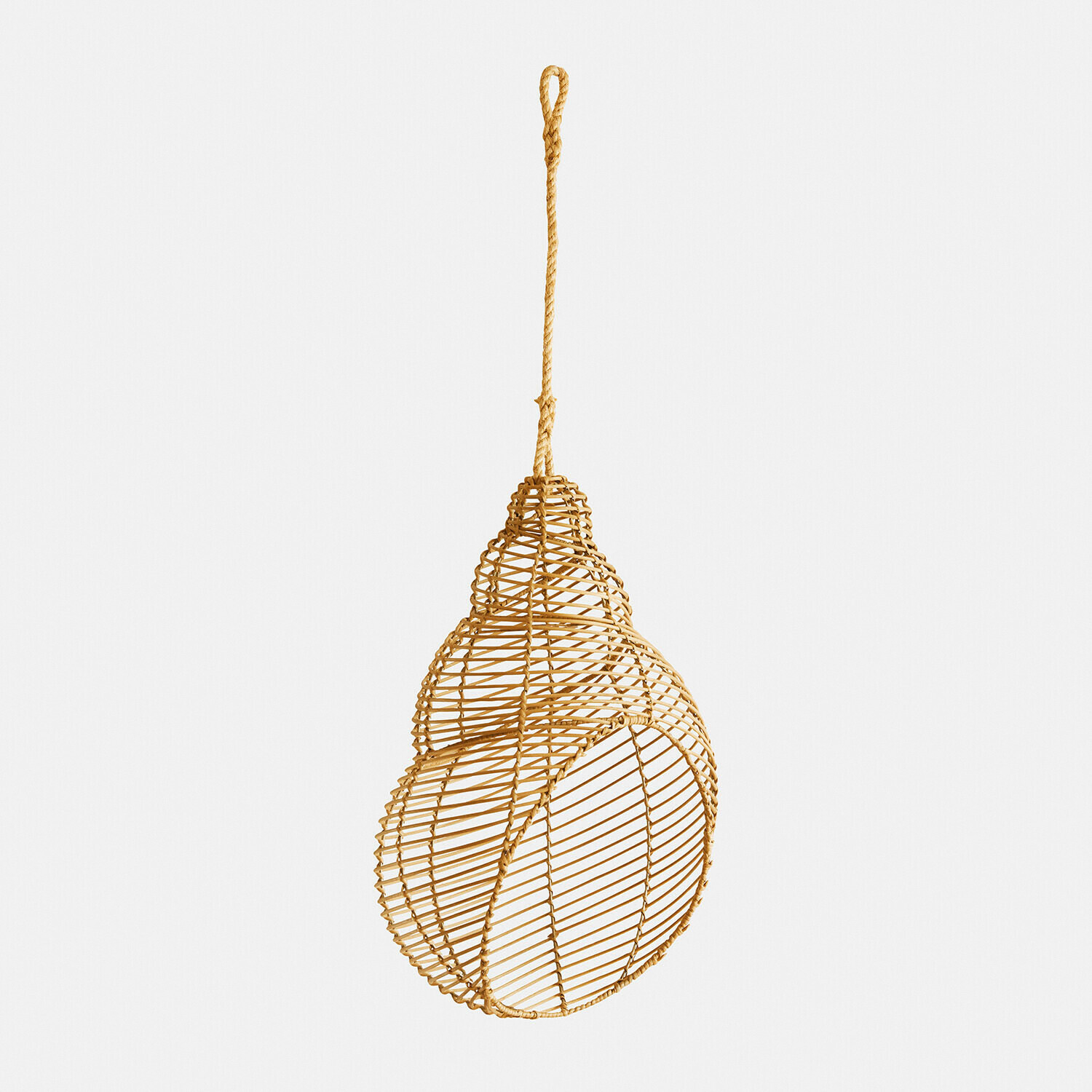 Abat-jour Zolaira Décoration suspendue en rotin naturel, légère et décorative pour intérieur et jardin