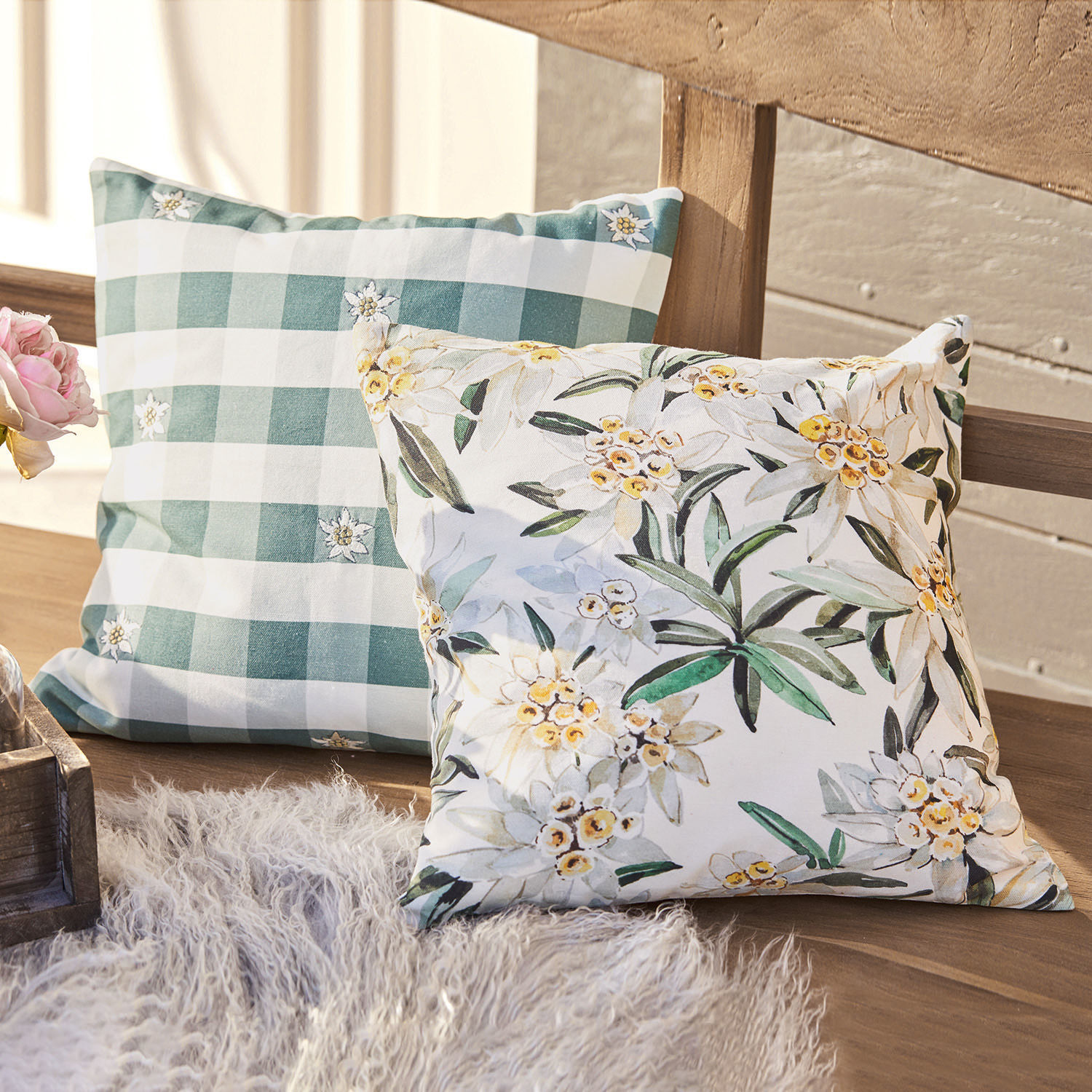 Lot de 2 housses de coussins Landrit