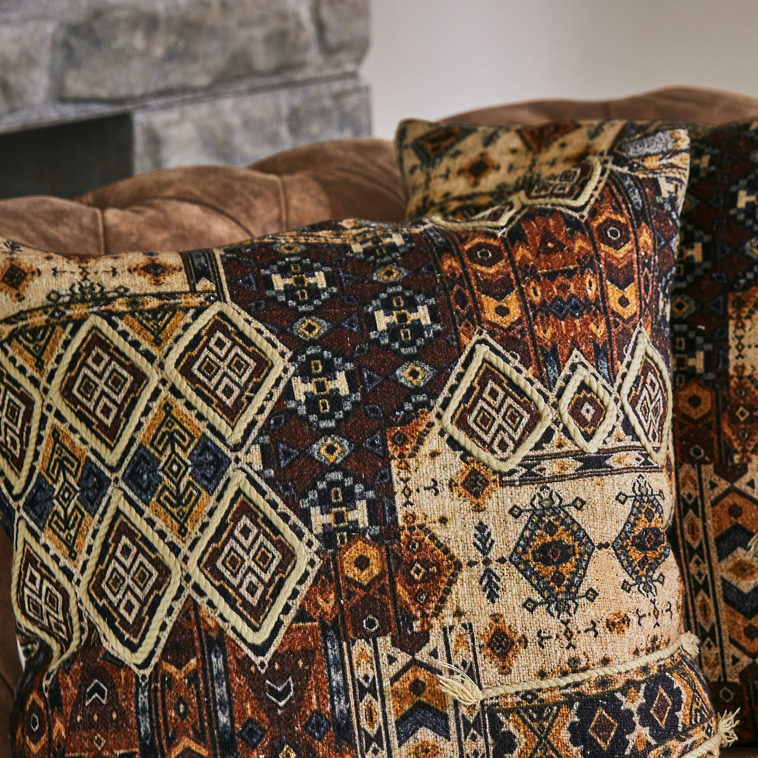Lot de 2 housses de coussins Bartica