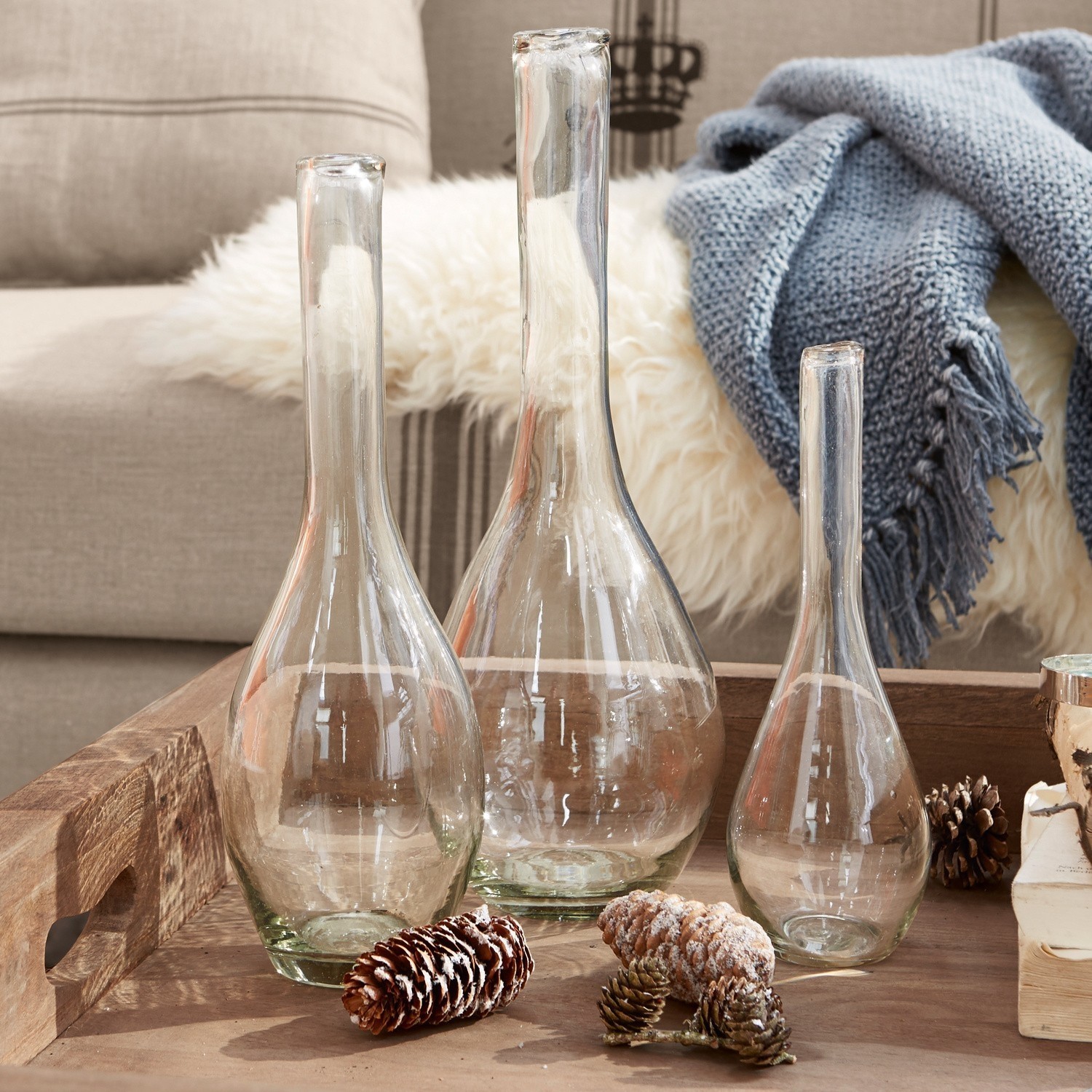 Lot de 3 vases Soeurs