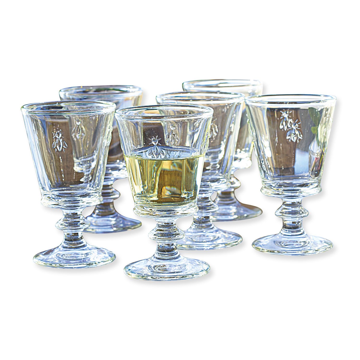 Lot de 6 verres à vin Puttigny