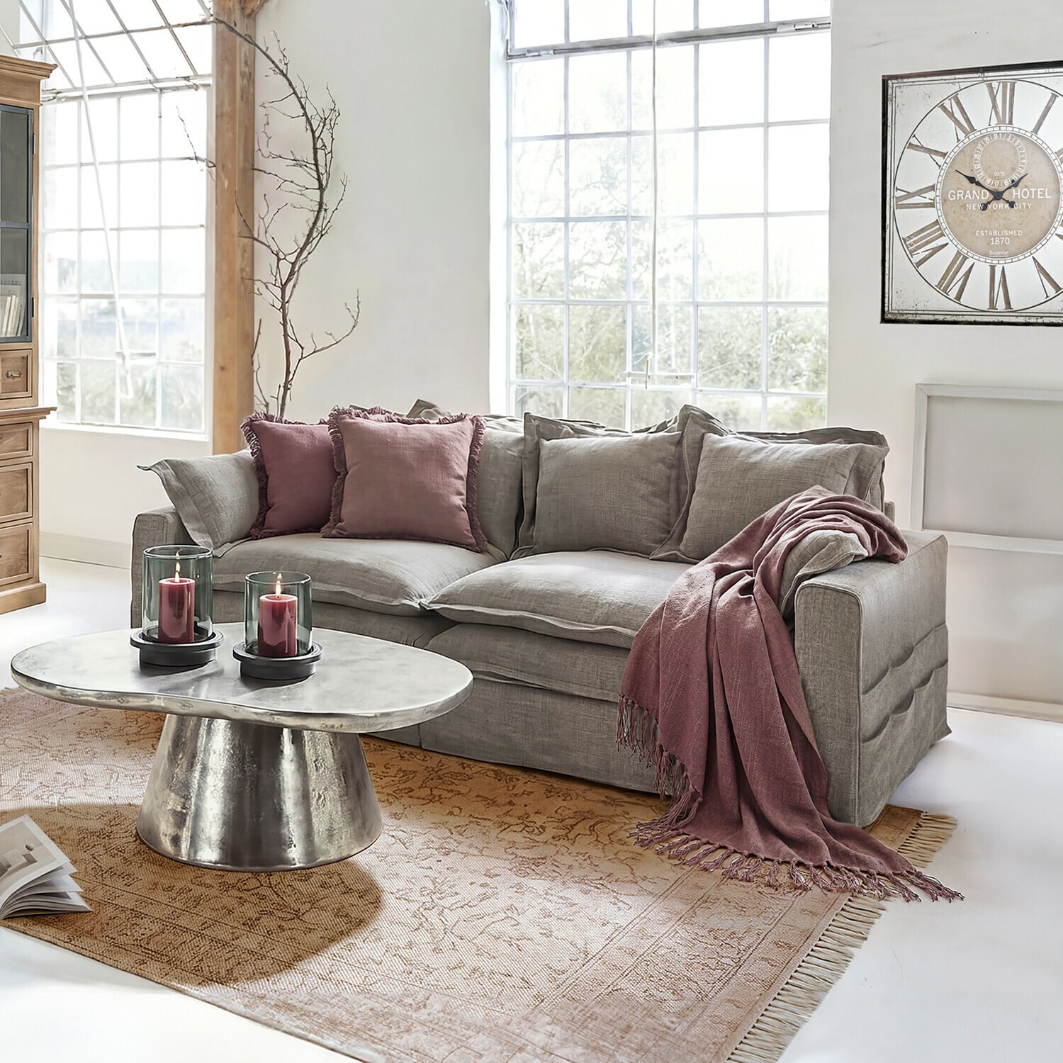 Lot de 2 housses de coussins Maybeline