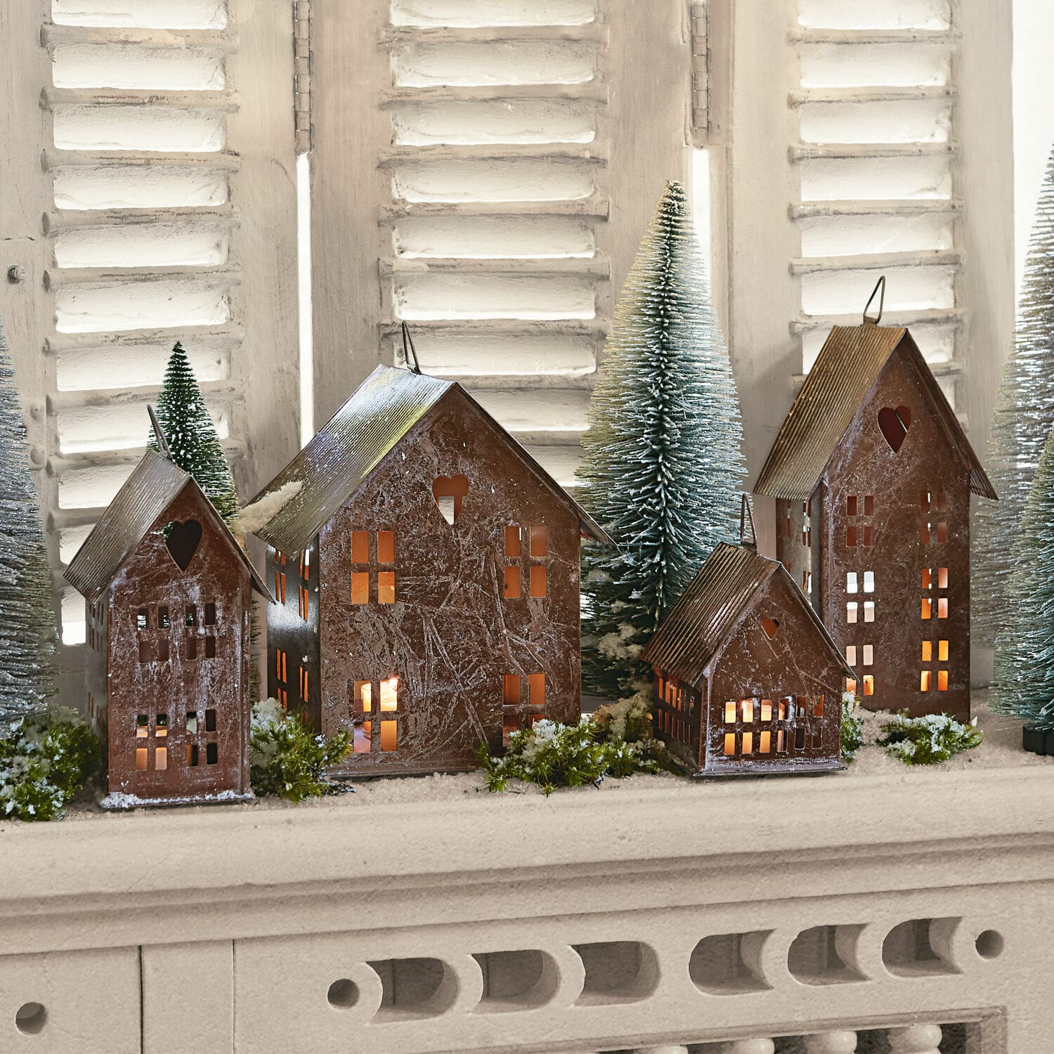 Lot de 4 lanternes Treyford