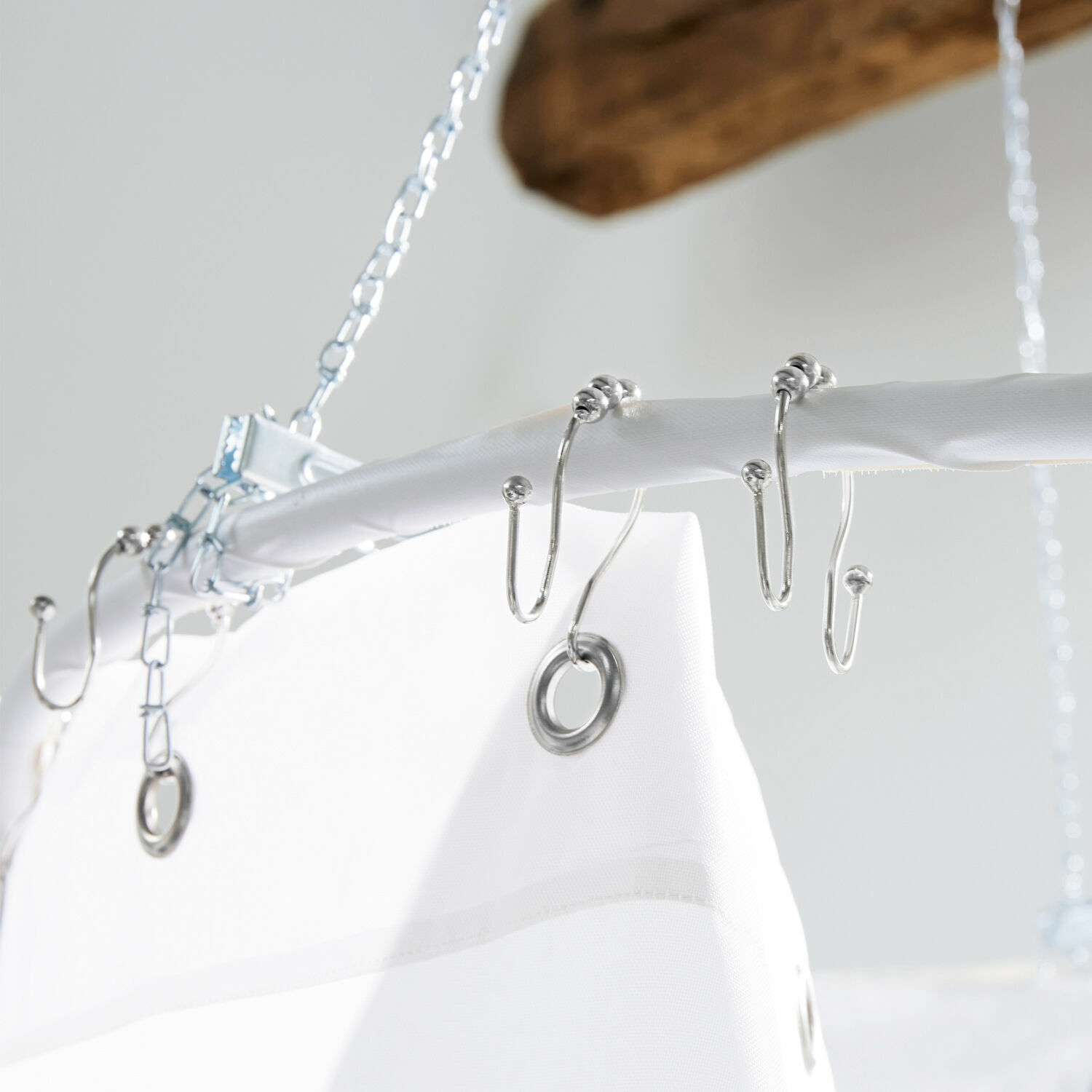 Lot de 10 anneaux pour rideaux Tarascon