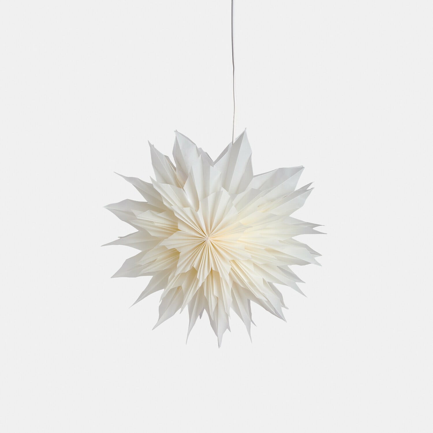 Étoile lumineuse en papier Ylmera