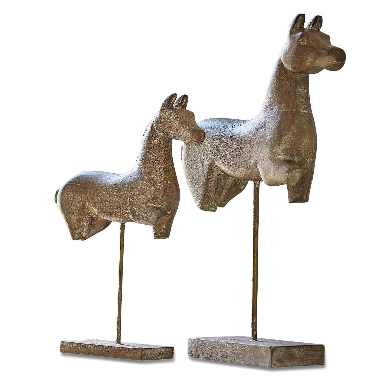 Lot de 2 chevaux Vigoux