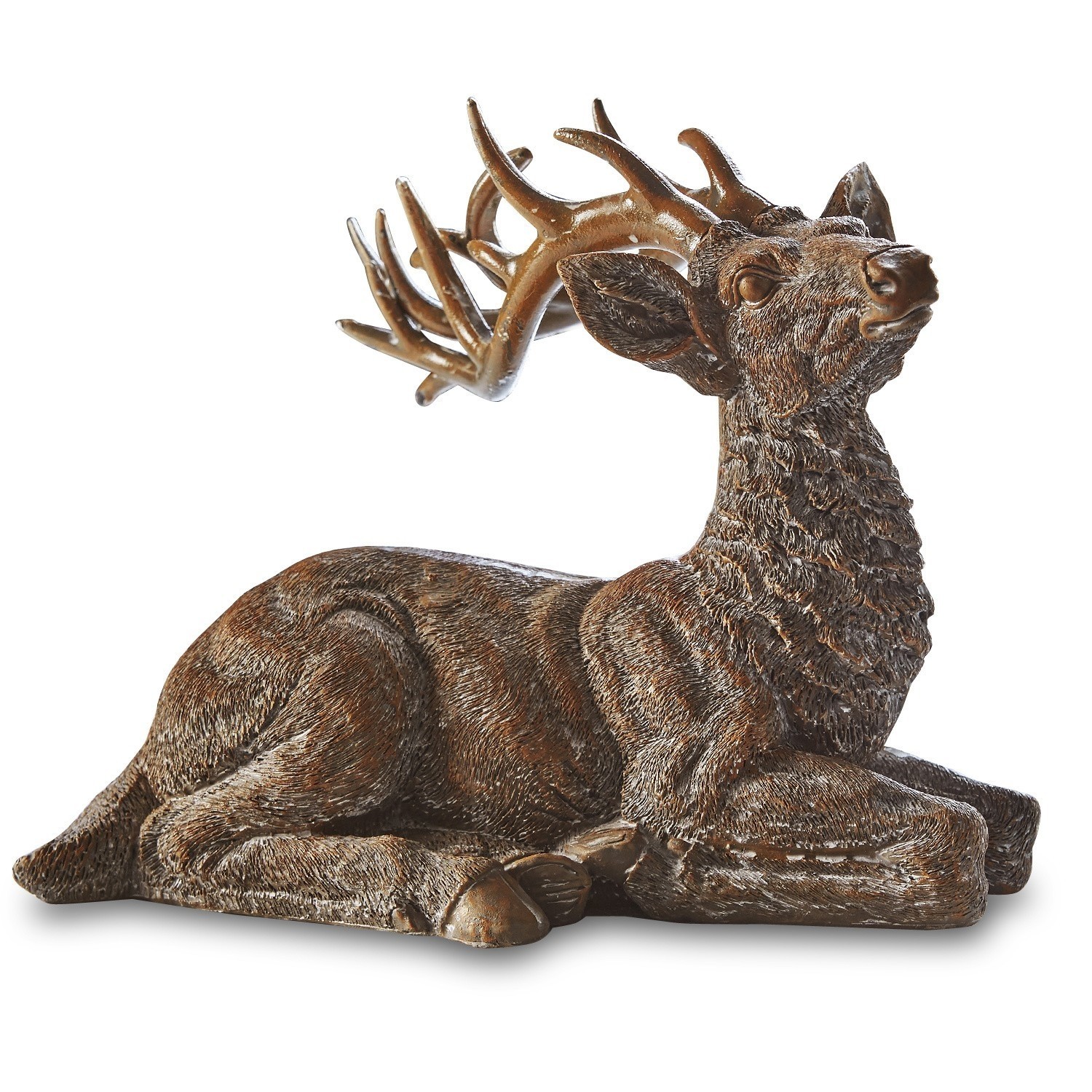 Lot de 2 décorations cerfs Guy & Gustav