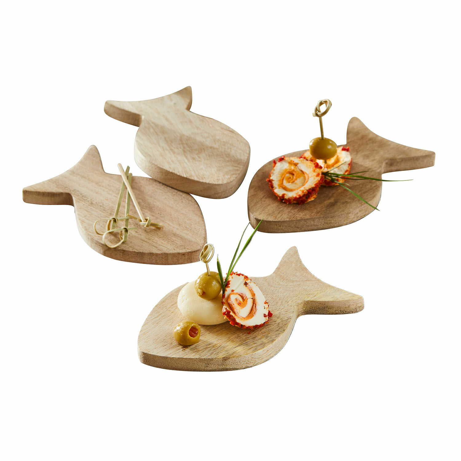 12 Mini Planches à Découper En Bois Naturel Jojofuny - Pour Service Apéro, DIY Déco, Photo - 11,5x6cm - 2