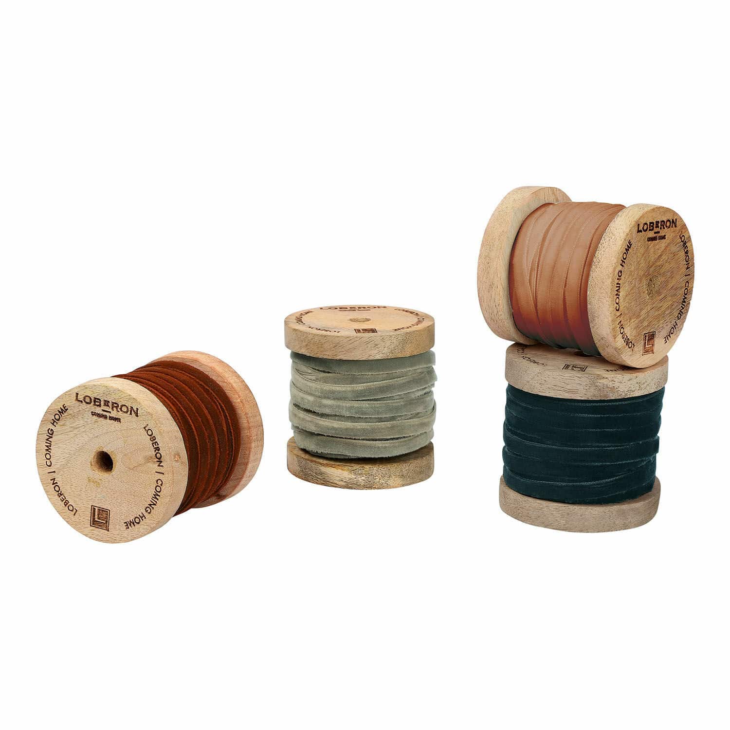 Lot de 4 rubans de velours Hilary