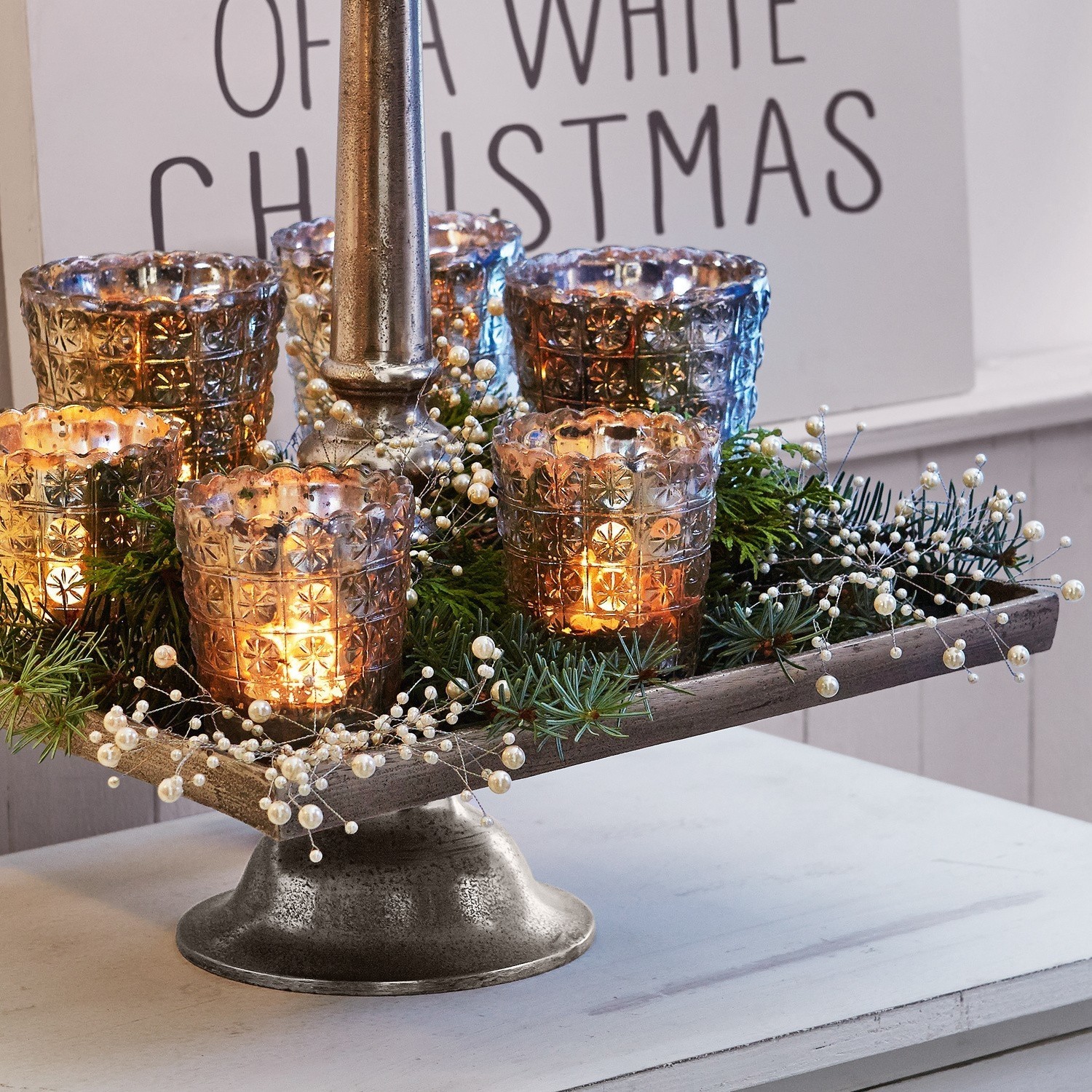 Lot de 6 décorations de Noël Estella
