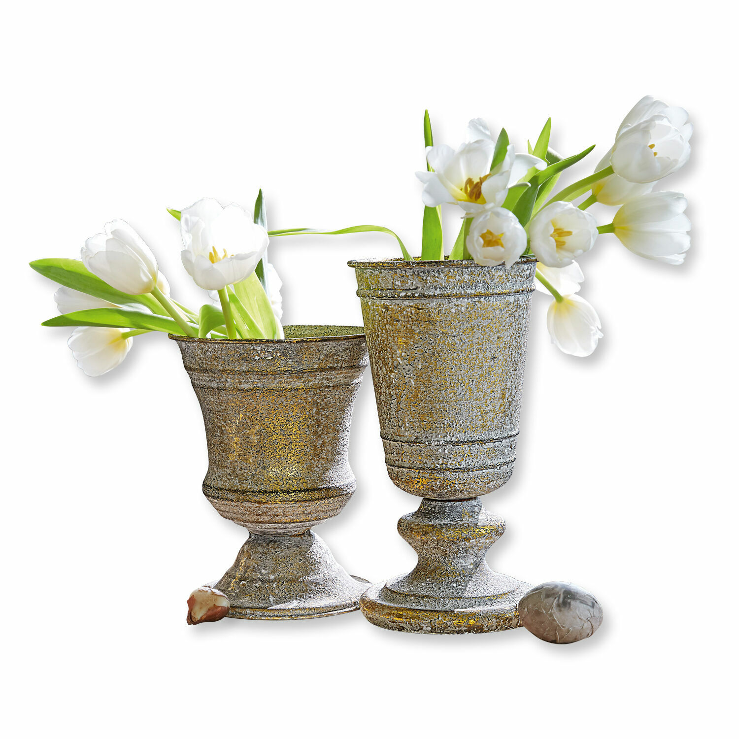 Lot de 2 amphores Mirebalais