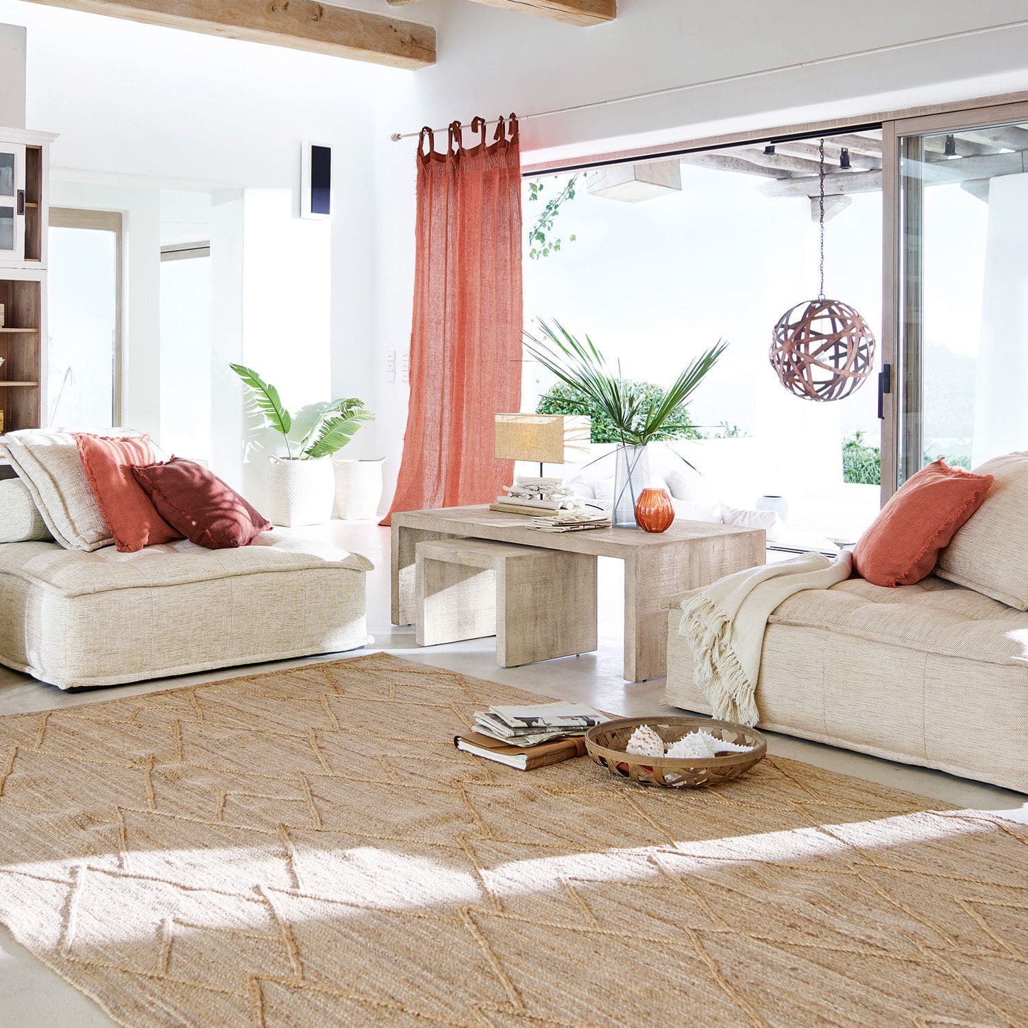 Lot de 2 housses de coussins Steevy