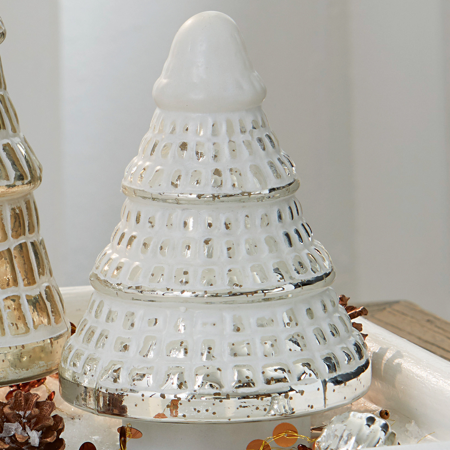 Lot de 2 arbres décoratifs Cora