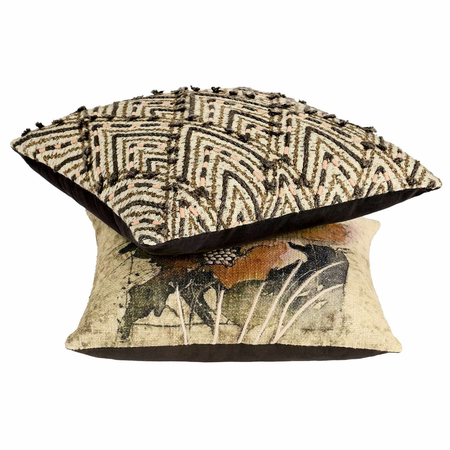 Lot de 2 housses de coussins Neela