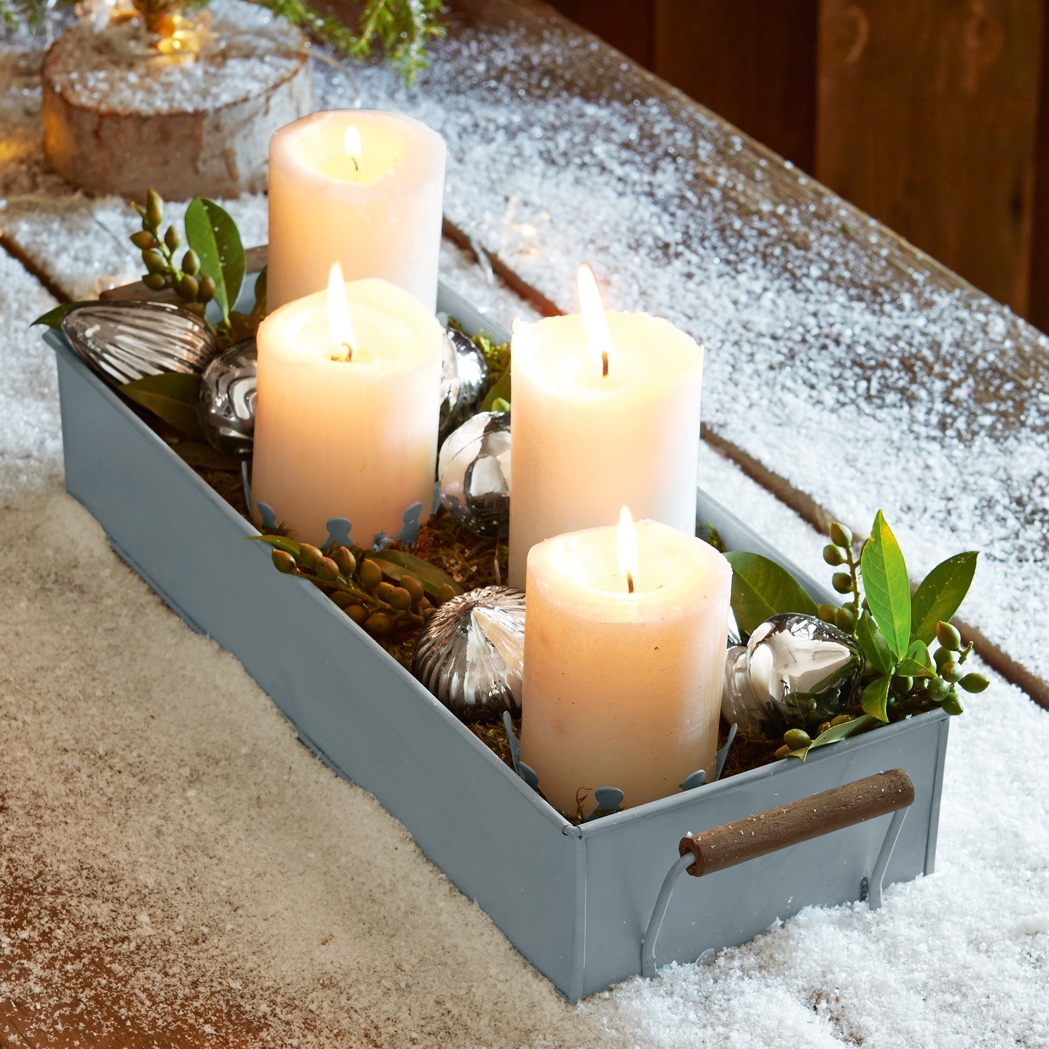 Plateau à bougies Stellan