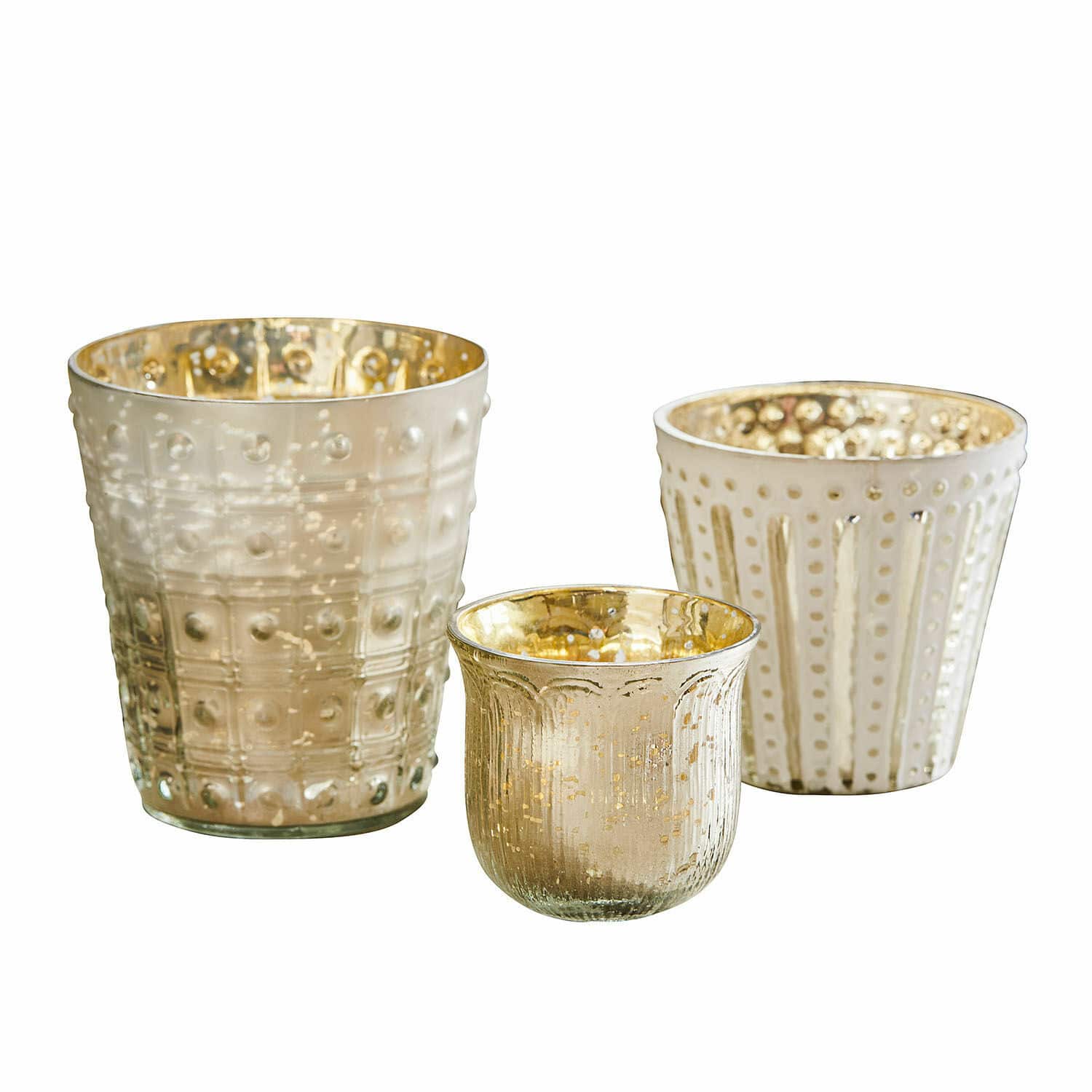Lot de 3 photophores Joyce
