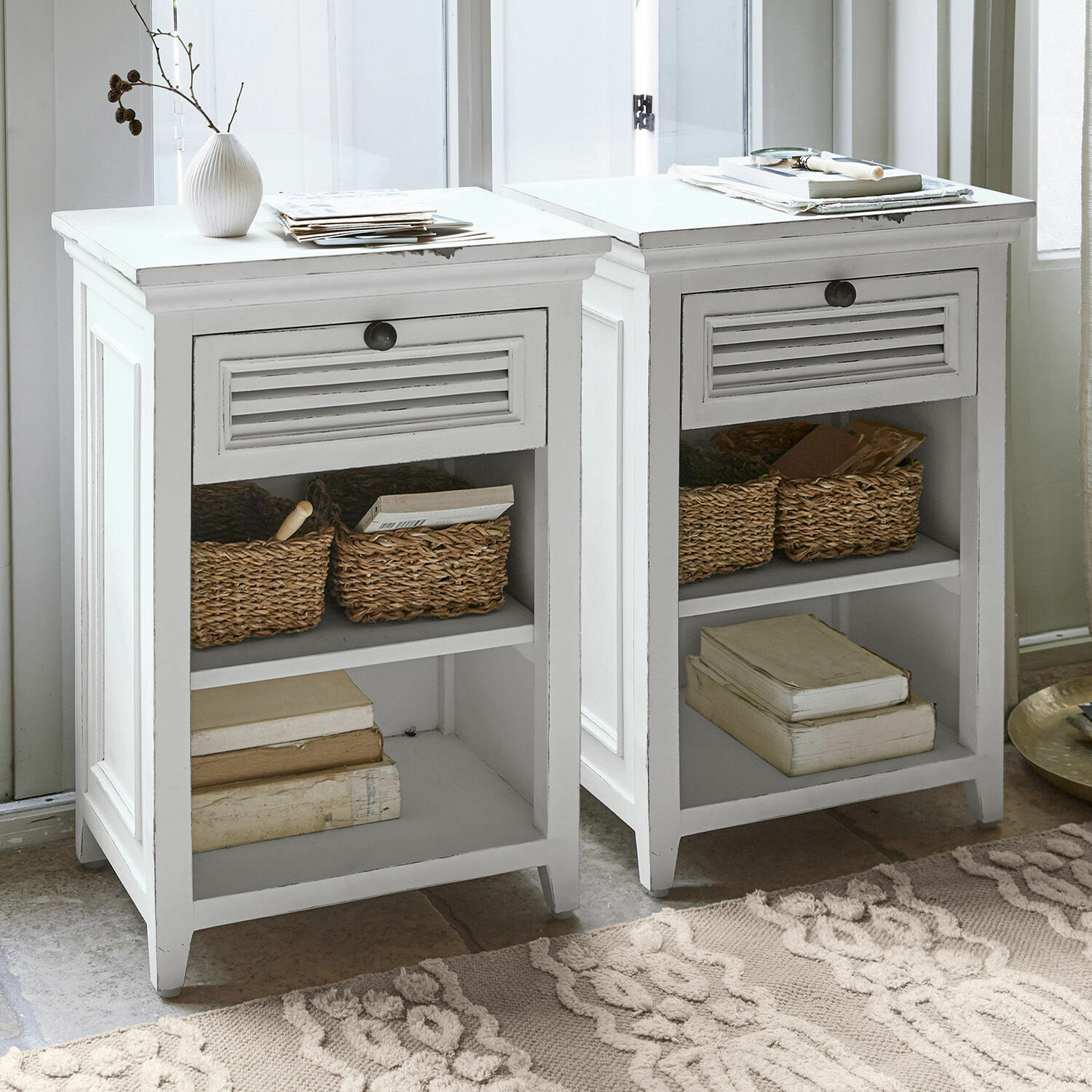 Lot de 2 tables de chevet Williston