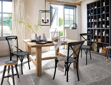 Cuisine cottage : tendance en noir !