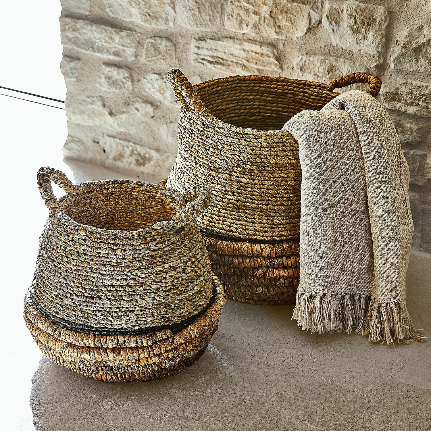 Lot de 2 paniers Zémeline
