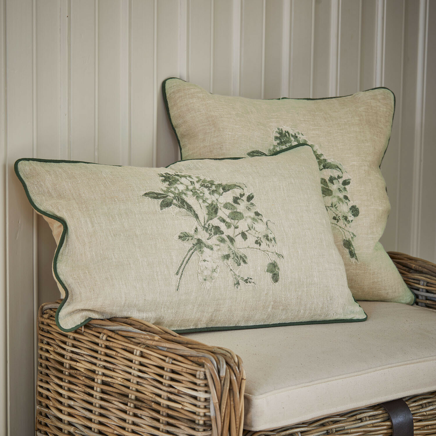 Lot de 2 housses de coussin Chantrelle