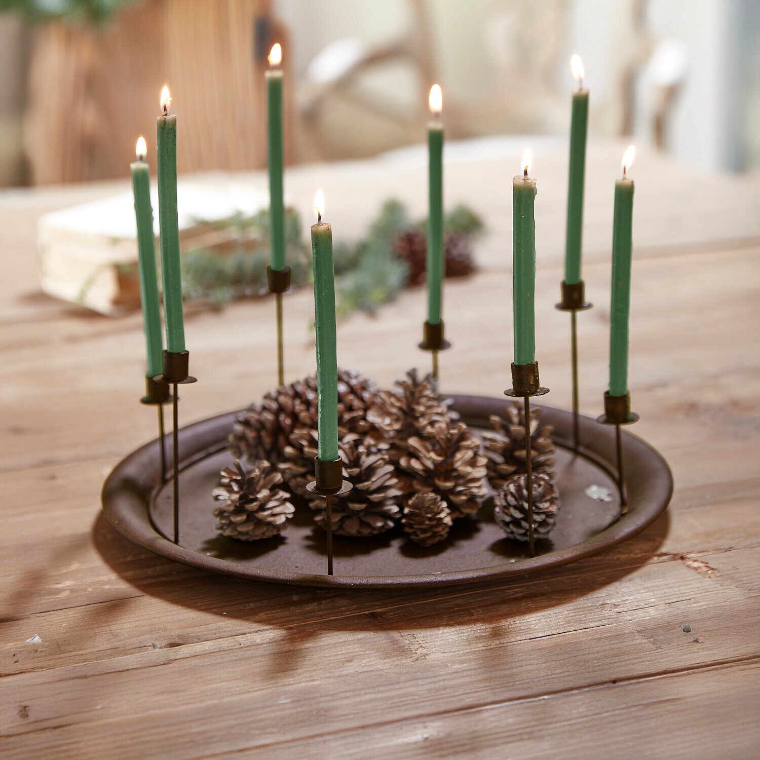 Plateau à bougies Ophéline