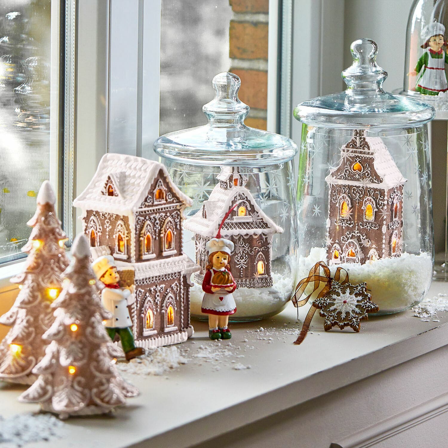 Lot de 3 maisons décoratives Anyama