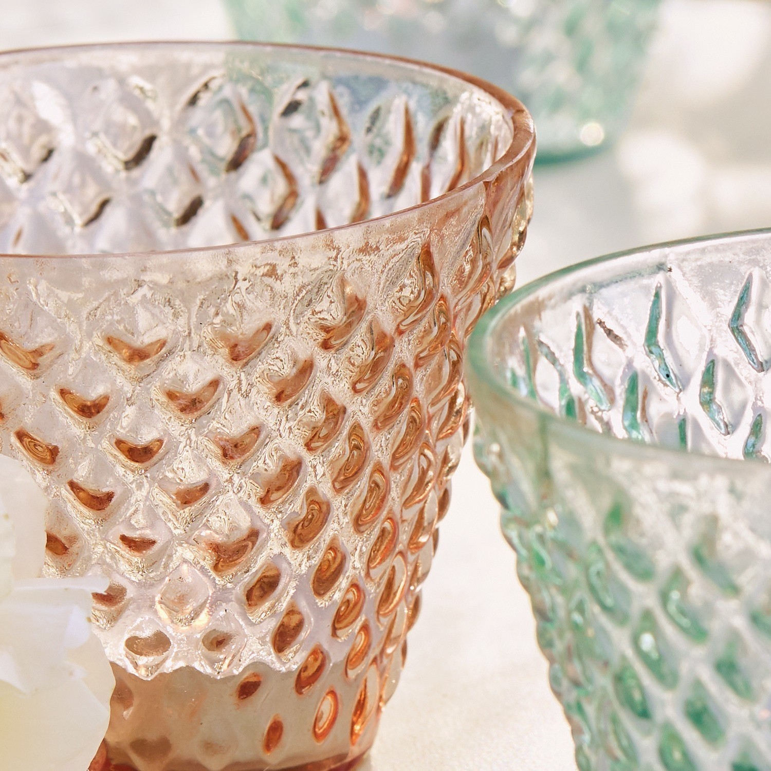 Lot de 4 photophores Celma
