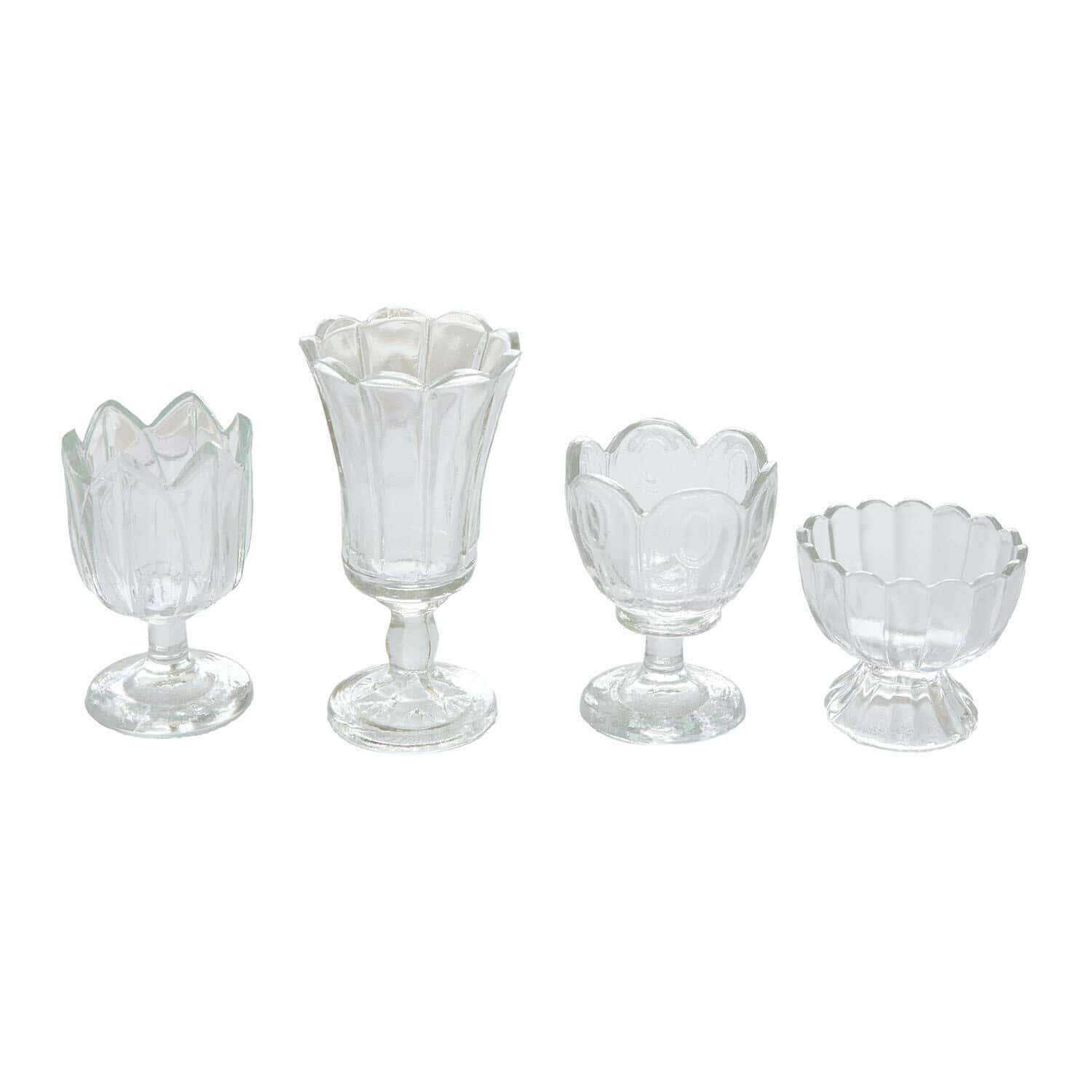 Lot de 4 photophores Amisette