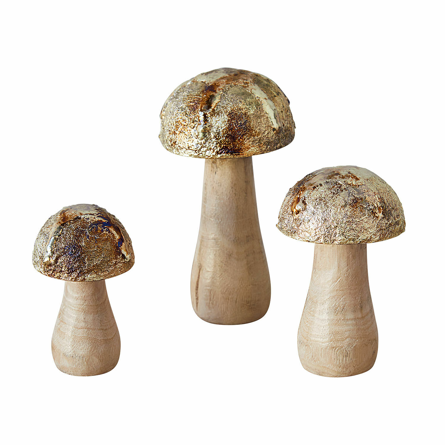 Lot de 3 champignons décoratifs Myrska
