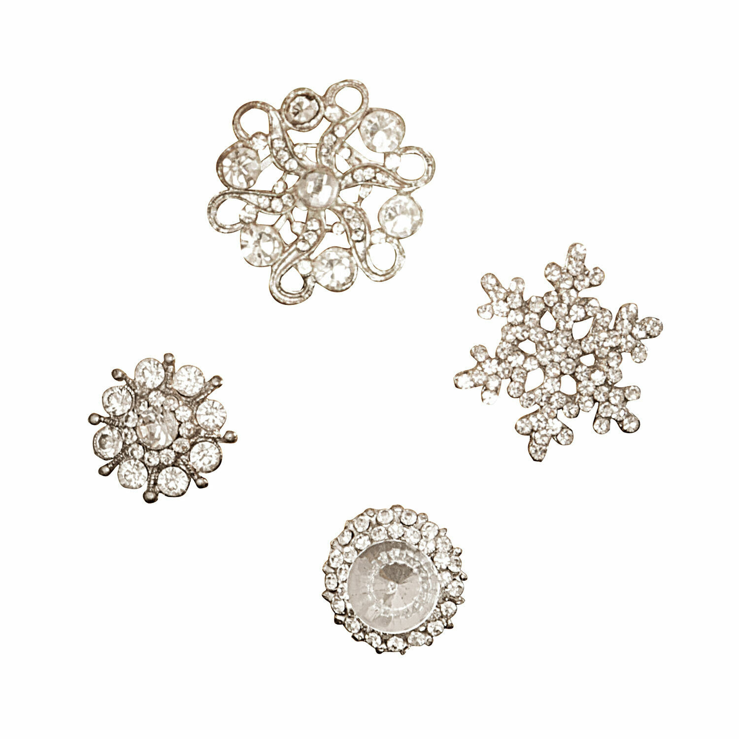 Lot de 4 pin's décoratifs Brillliant Pins