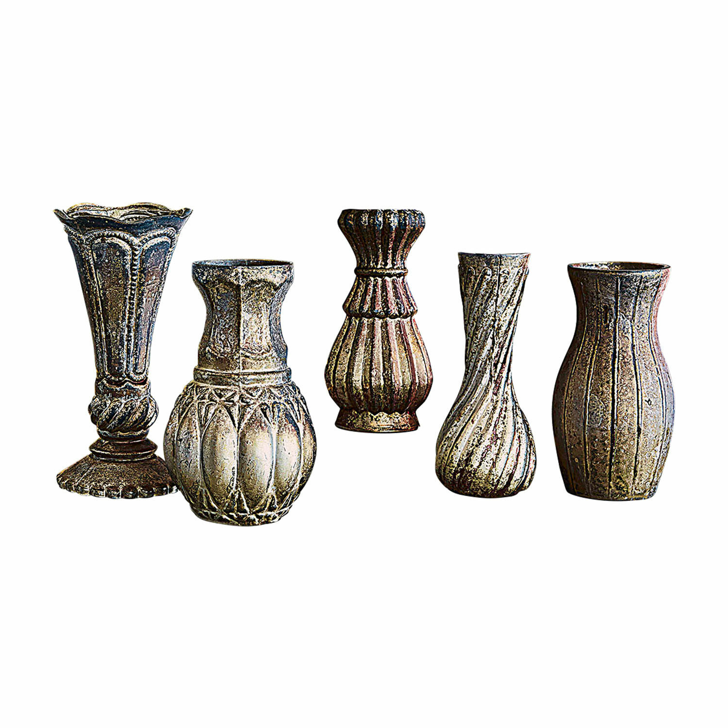 Lot de 5 vases Bonnie