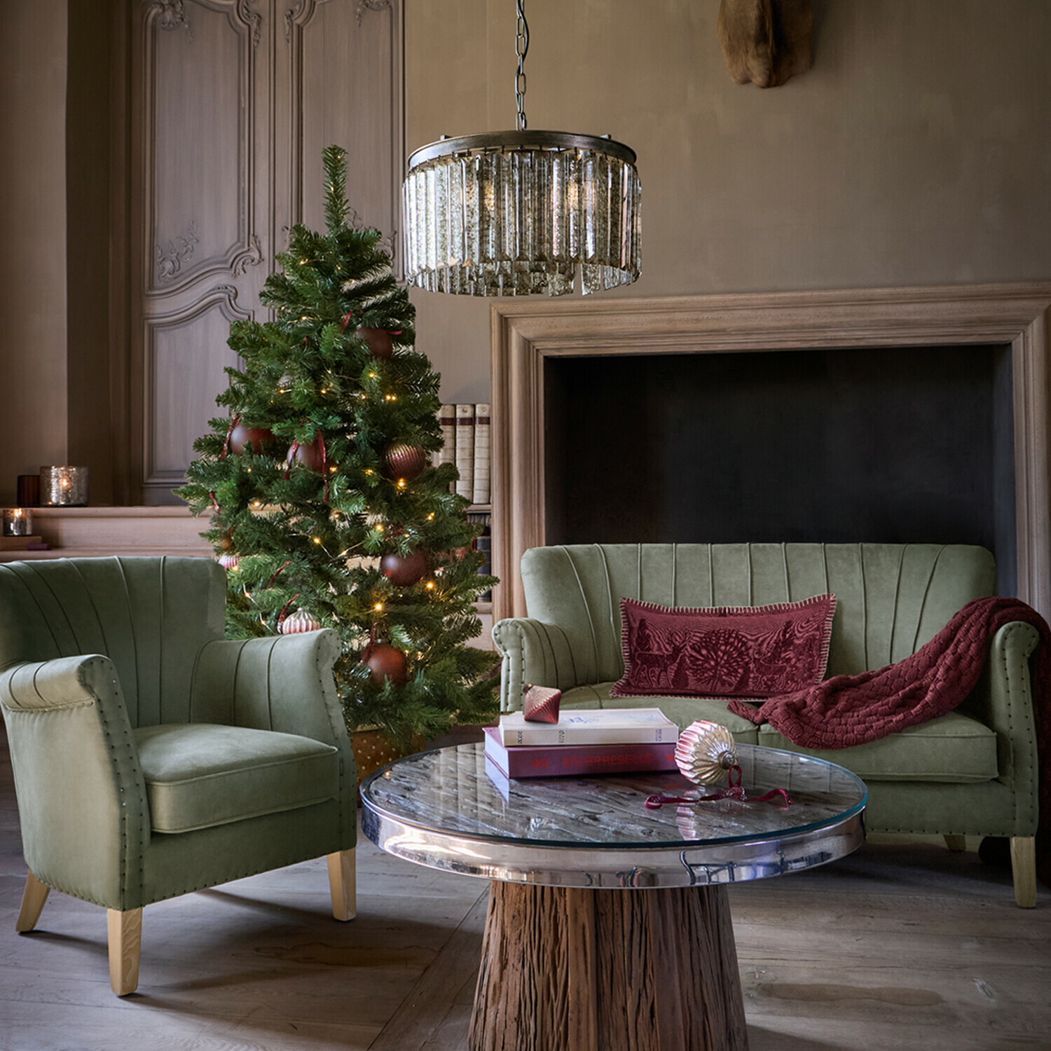 Lot de 6 boules de Noël Marquee