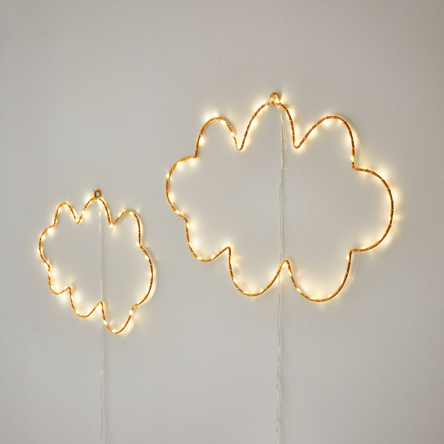 Lot de 2 décorations lumineuses LED Elenar