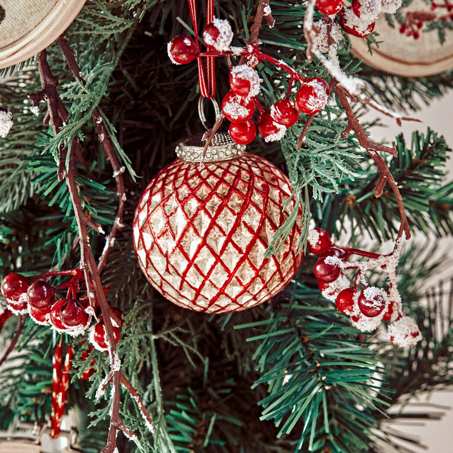 Set de 6 boules de Noël Aleviah