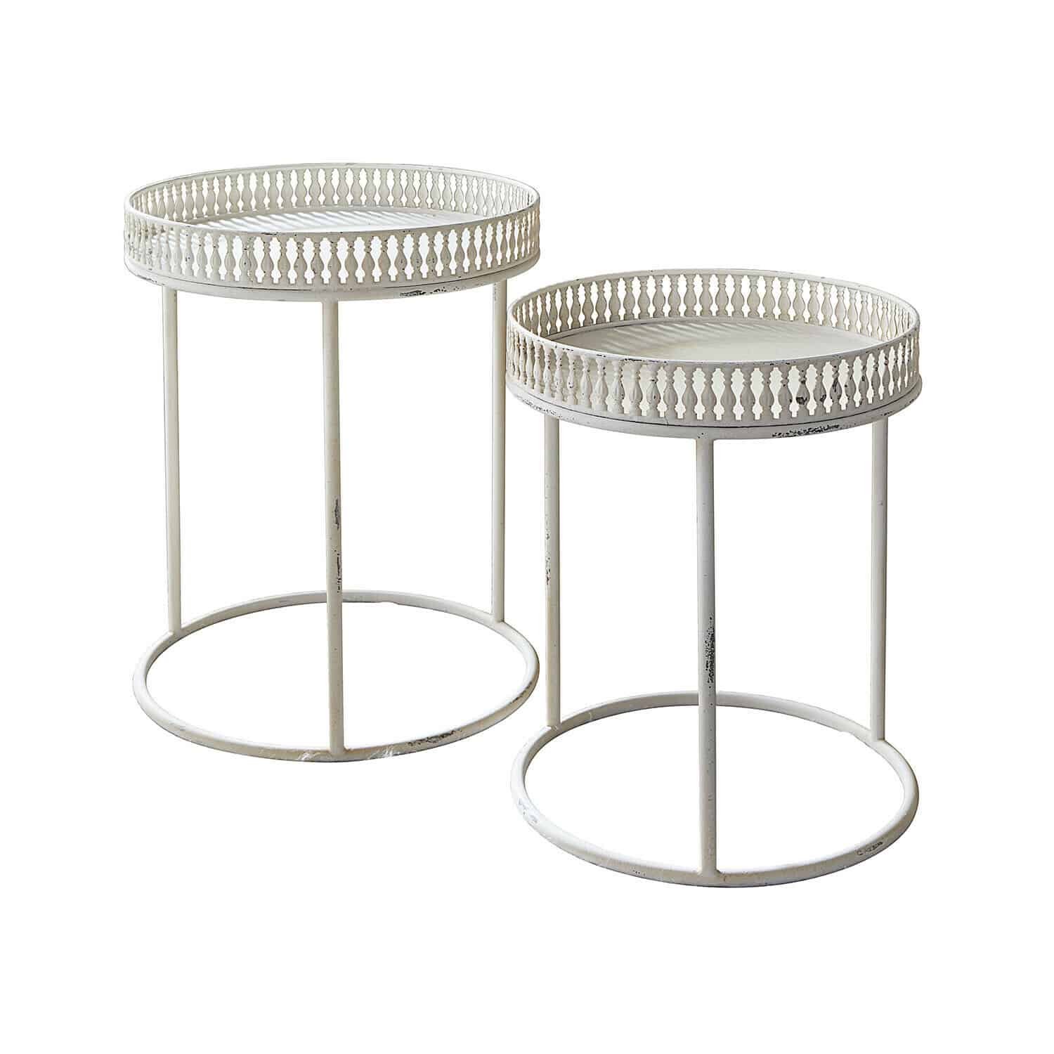 Lot de 2 tables d'appoint Vireline