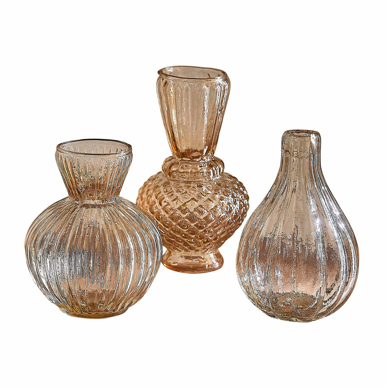 Lot de 3 vases Faunelle